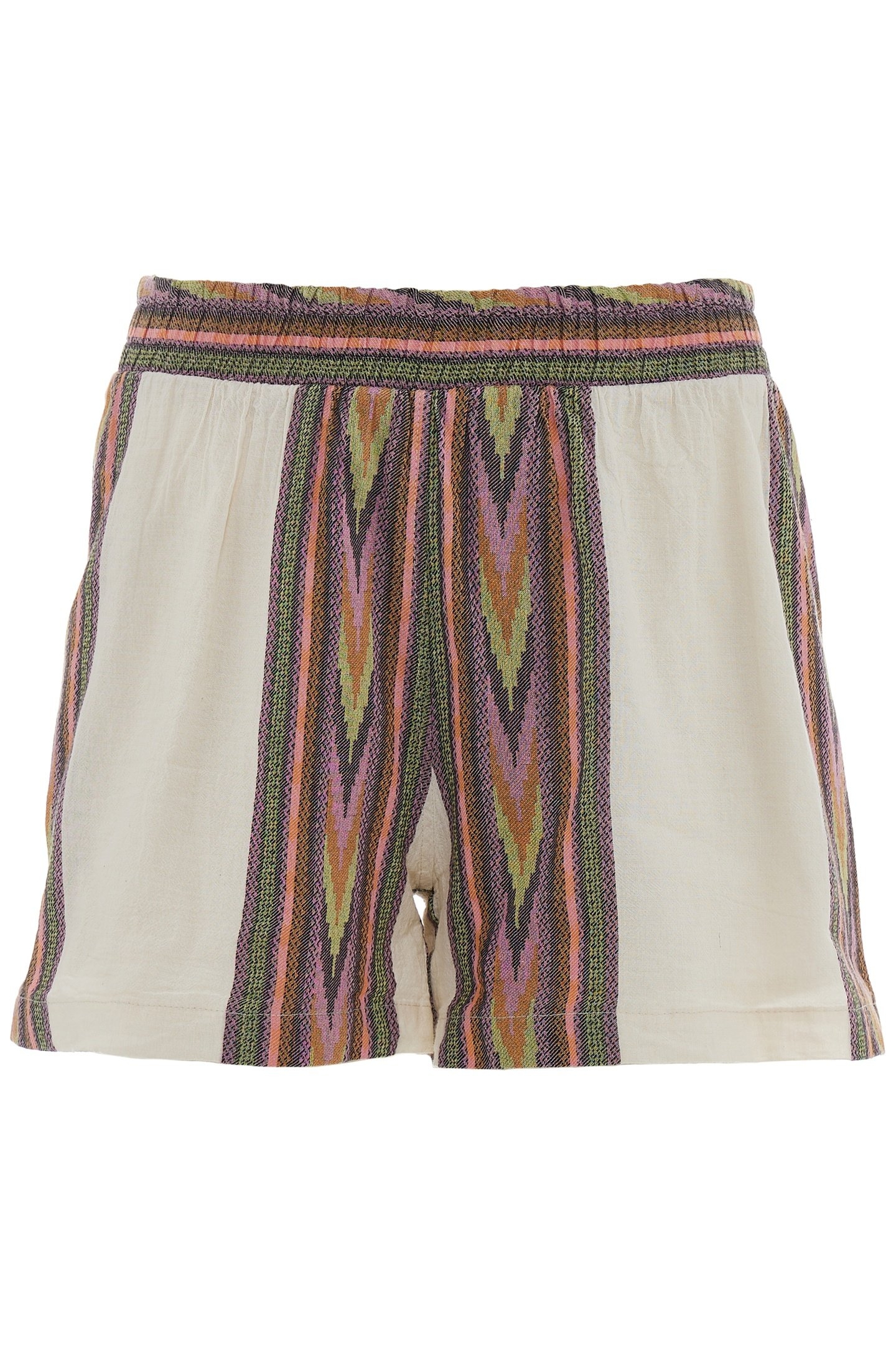 ATI SHORTS JACQUARD PINK GREEN 1