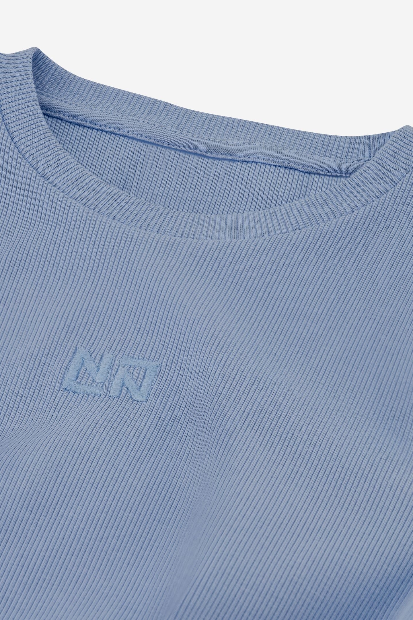 SYLVIA RIB DRESS MAYA BLUE 4