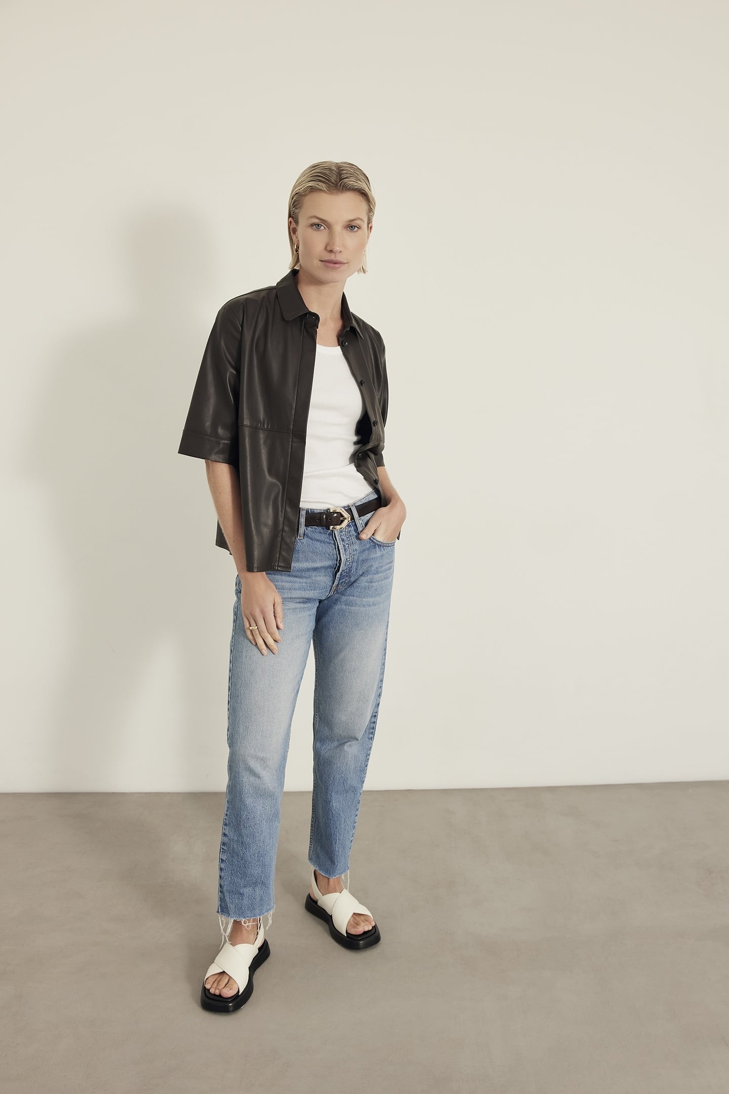 REINA BLOUSE CHOCO 1