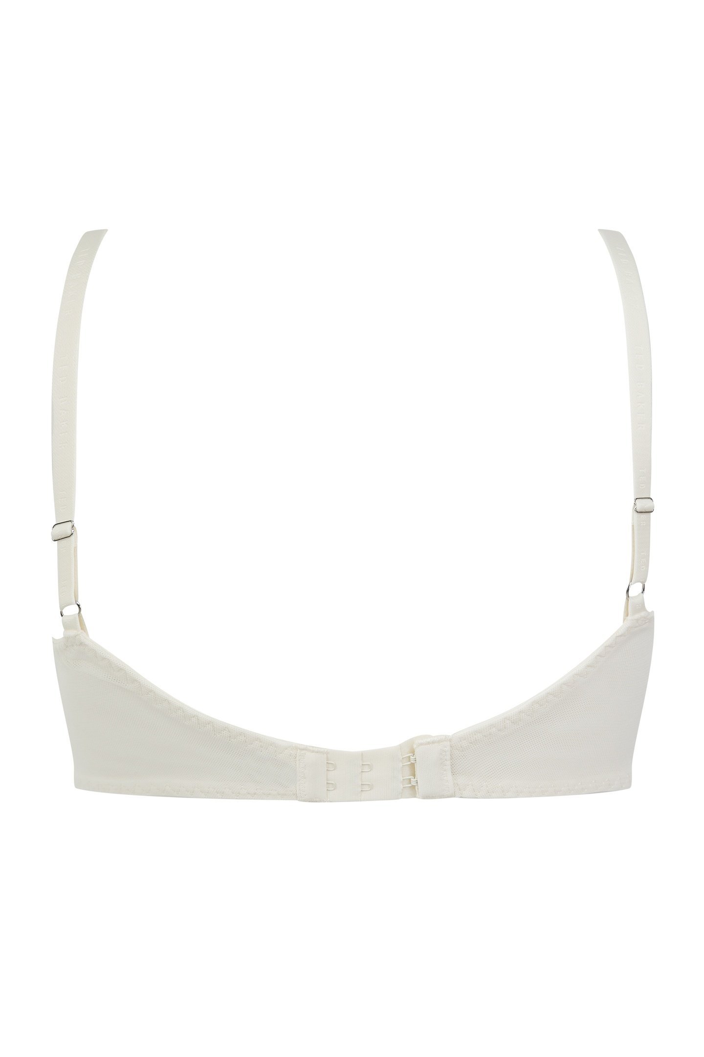 JUDITH 2 PK SOLID & ROSE PRINT T-SHIRT BRAS BERRY FLORAL/ WH 6