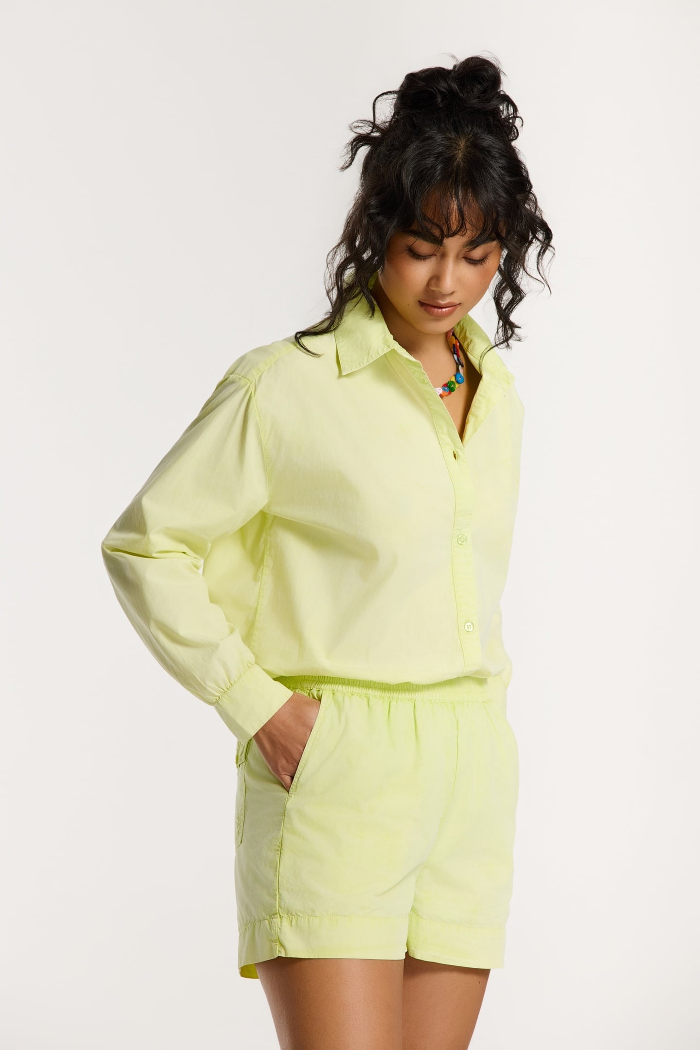 MACIE SHORTS GREEN LIGHT LIME 3