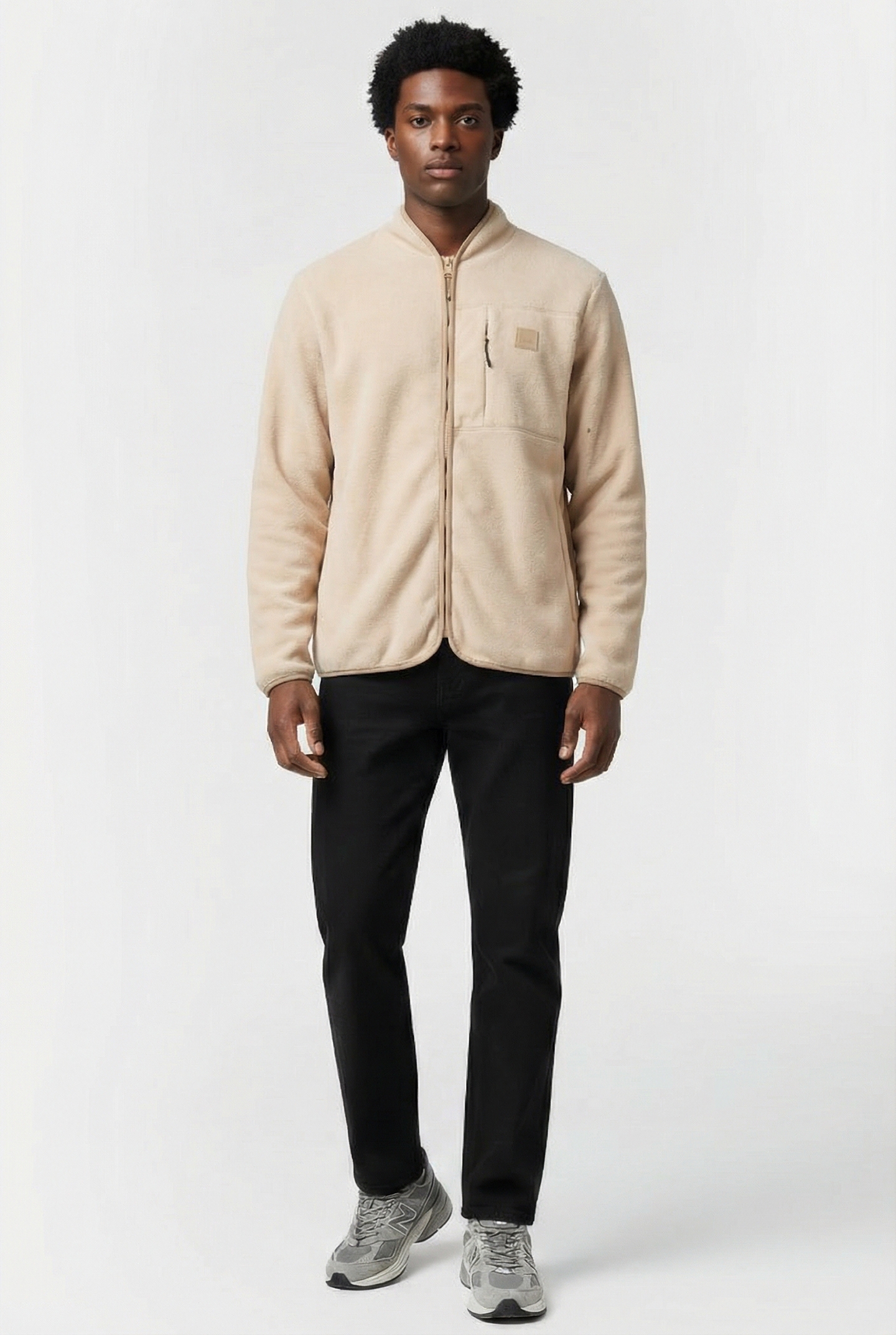 DURBAN FLEECE JACKET T1 SAND UNISEX 4