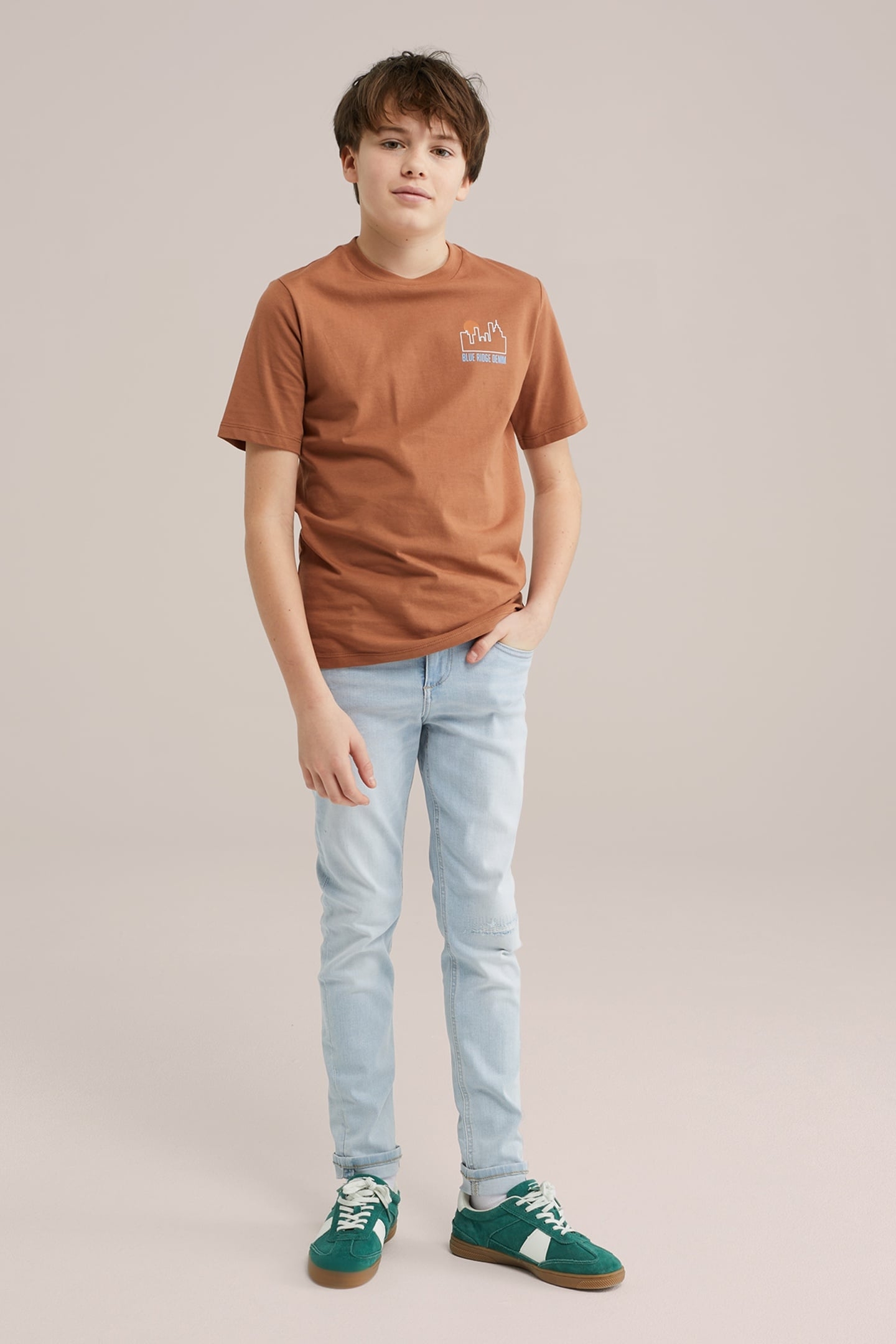 5-POCKET MID WAIST LIGHT BLUE 2