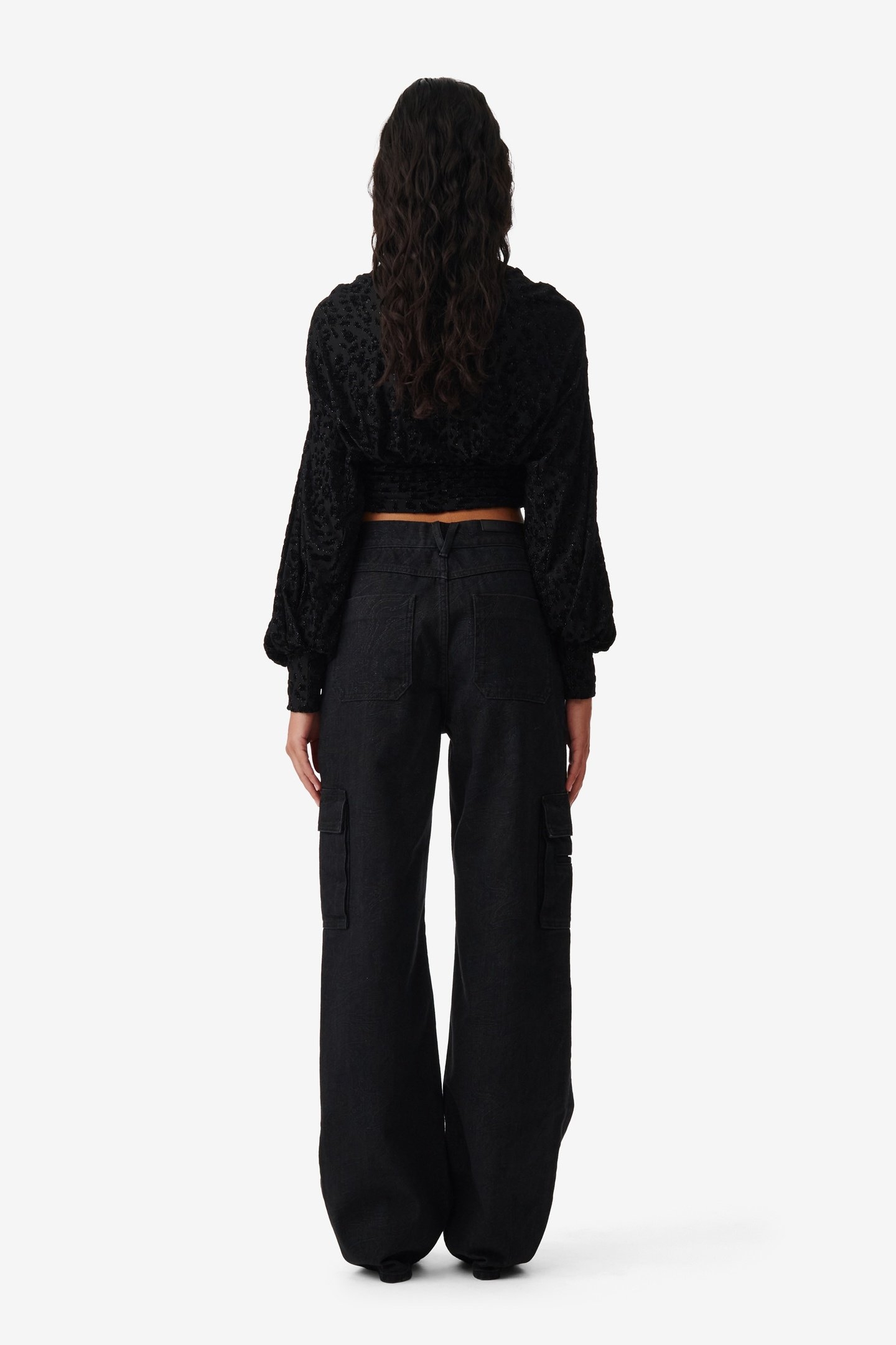 MAIT TROUSER BLACK / STRASS 2