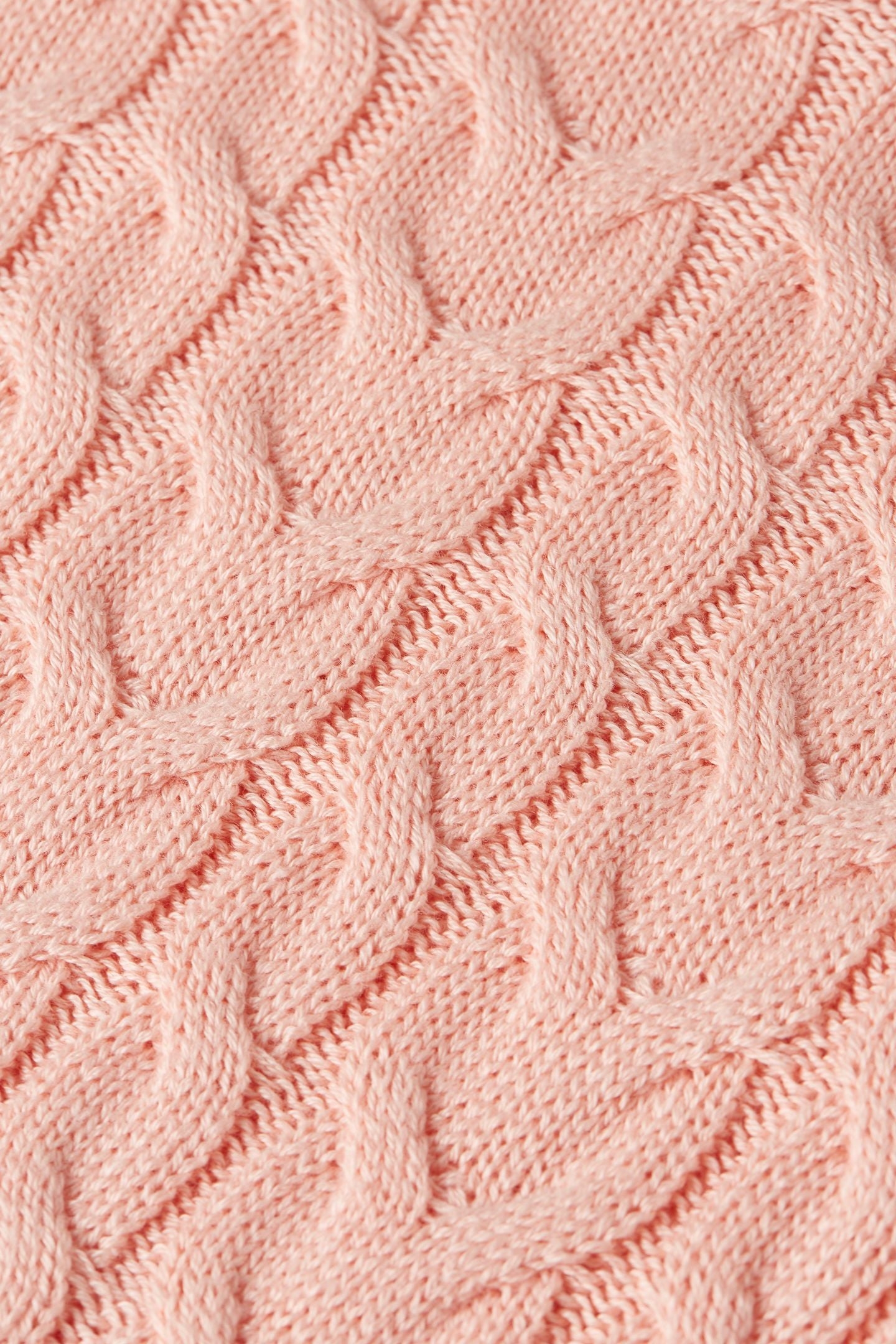 GIRLS CABLE SWEATER KNIT L/S PINK/YELLOW 3