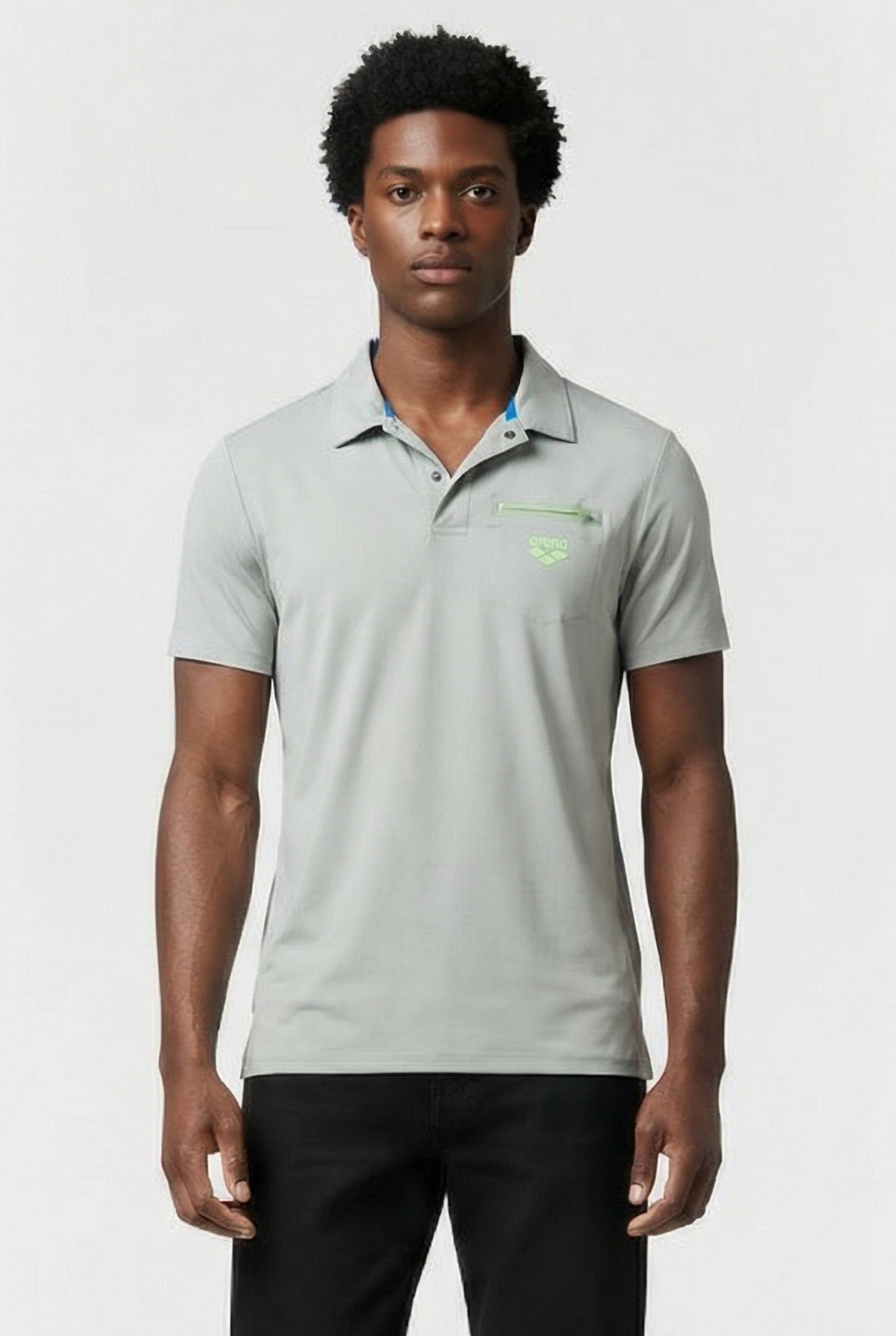 MEN'S POLOSHIRT POCKET SOLID JADE 1