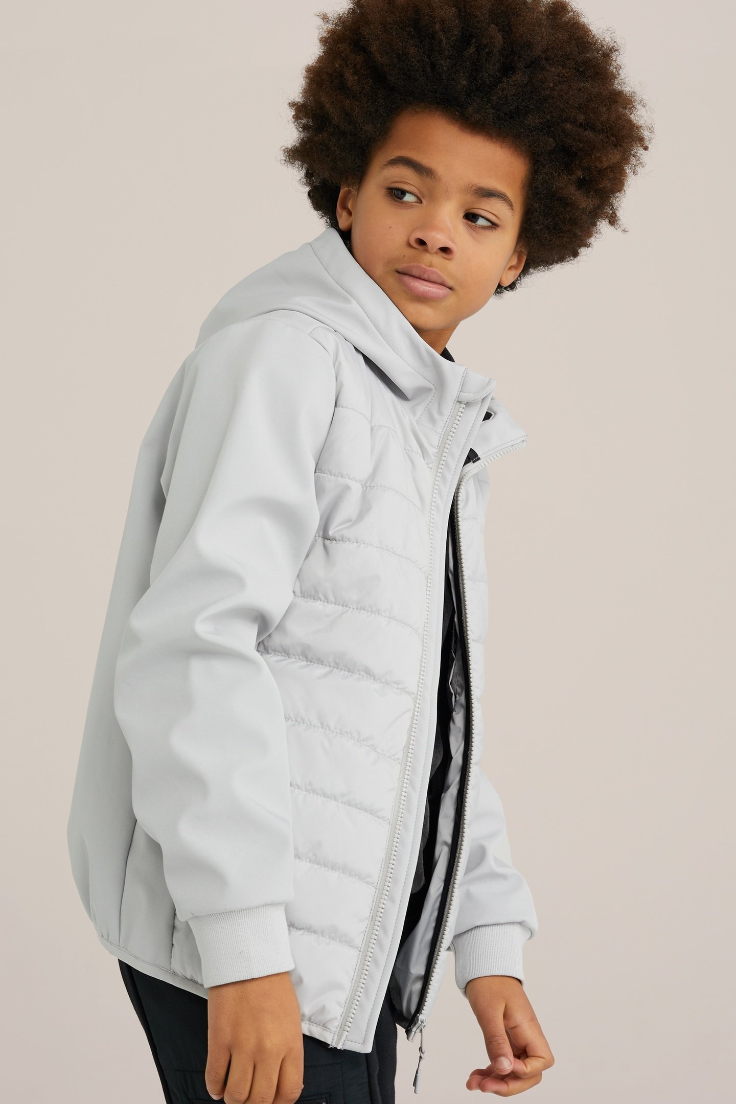 JACKET NORMAL LENGTH LIGHT GREY 3