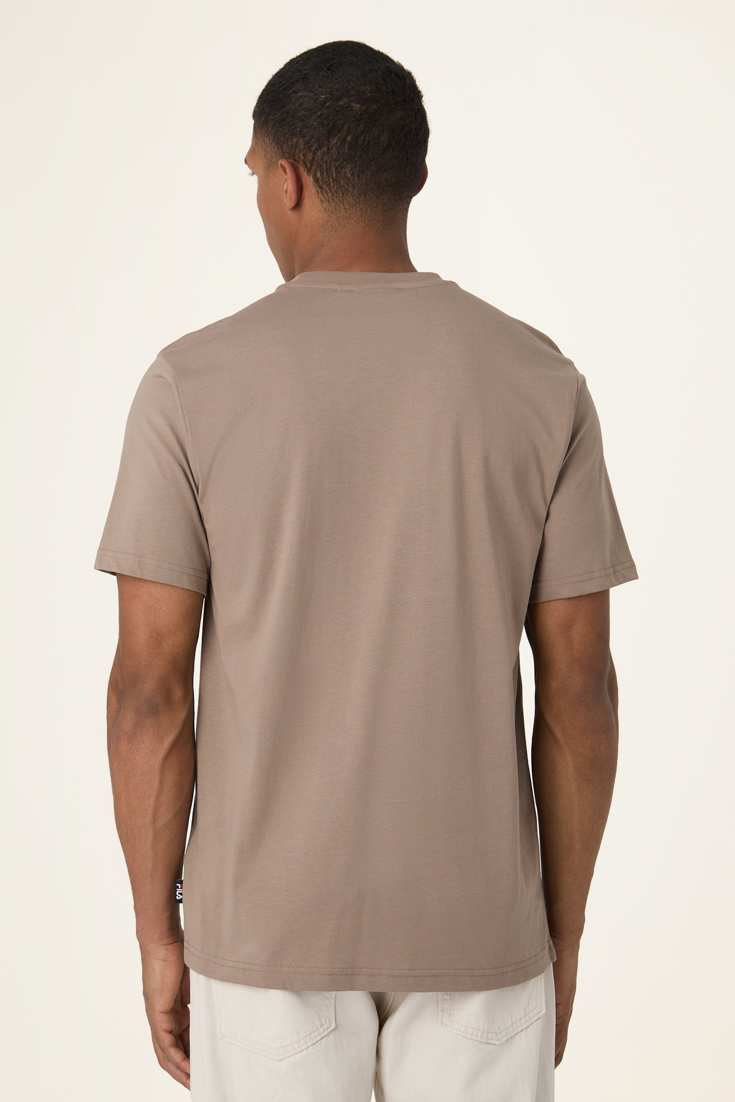 UNISEX VALSERA REGULAR LOGO T-SHIRT TAUPE GRAY 3