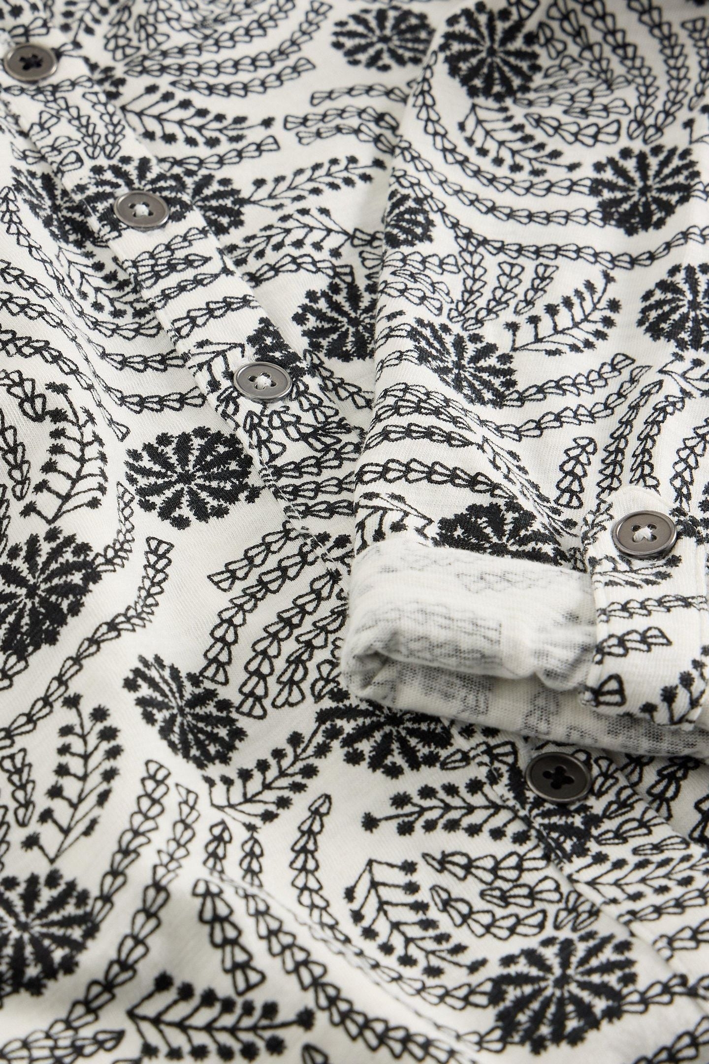 ANNIE JERSEY SHIRT WHITE PRINT 4