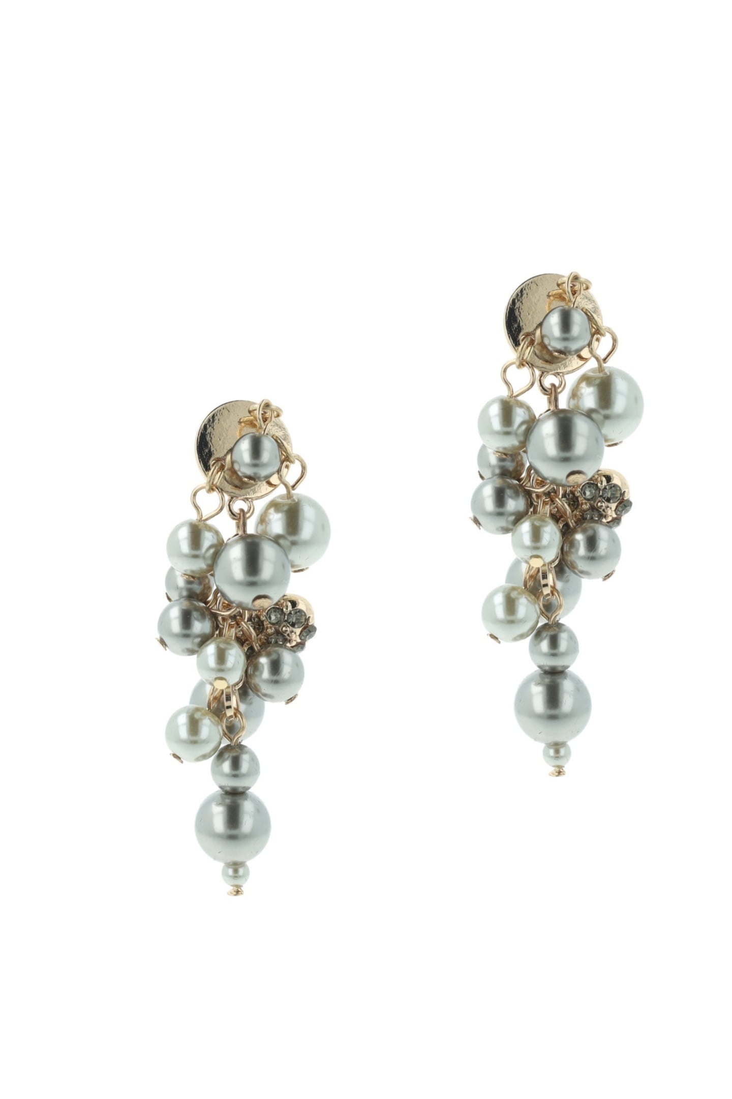 ULTIMATE PEARL EARHANGERS GREY 1