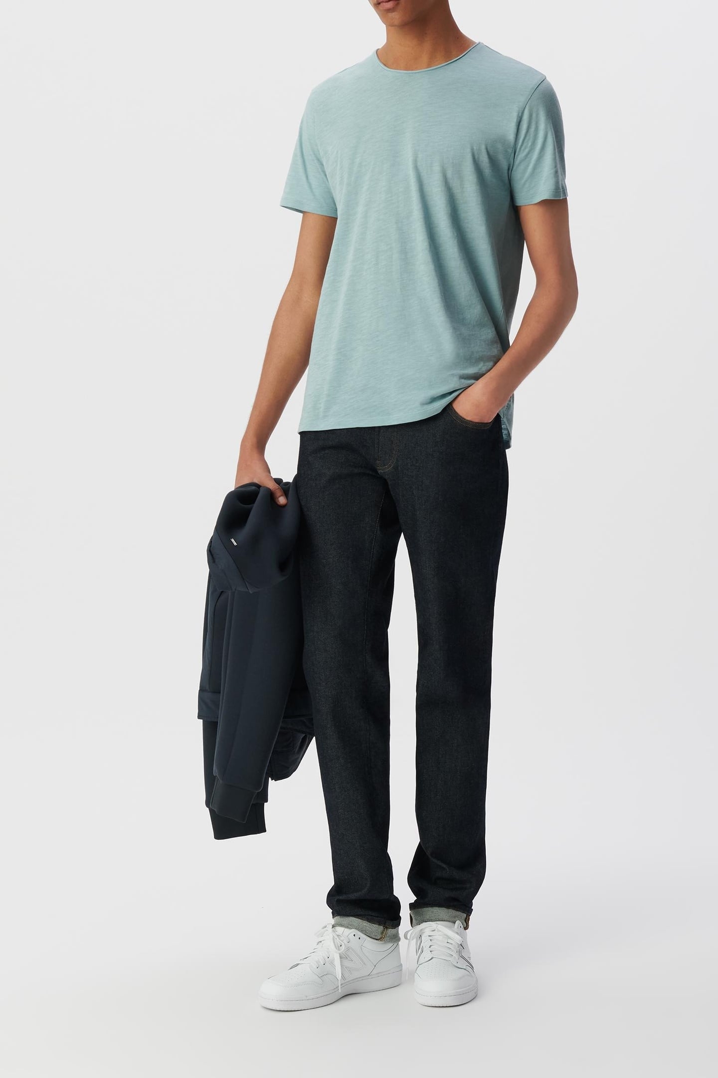 HORIZON ORGANIC COTTON ESSENTIAL CREW NECK T-SHIRT 1