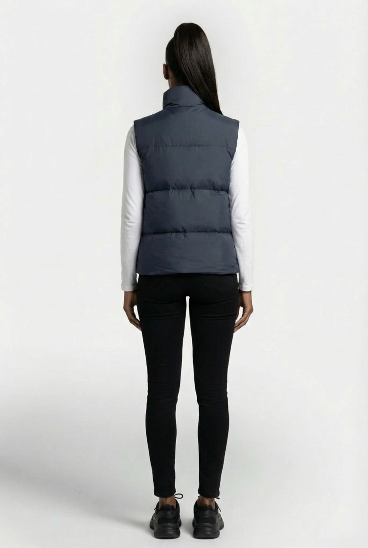 BOXY PUFFER VEST NAVY UNISEX 3