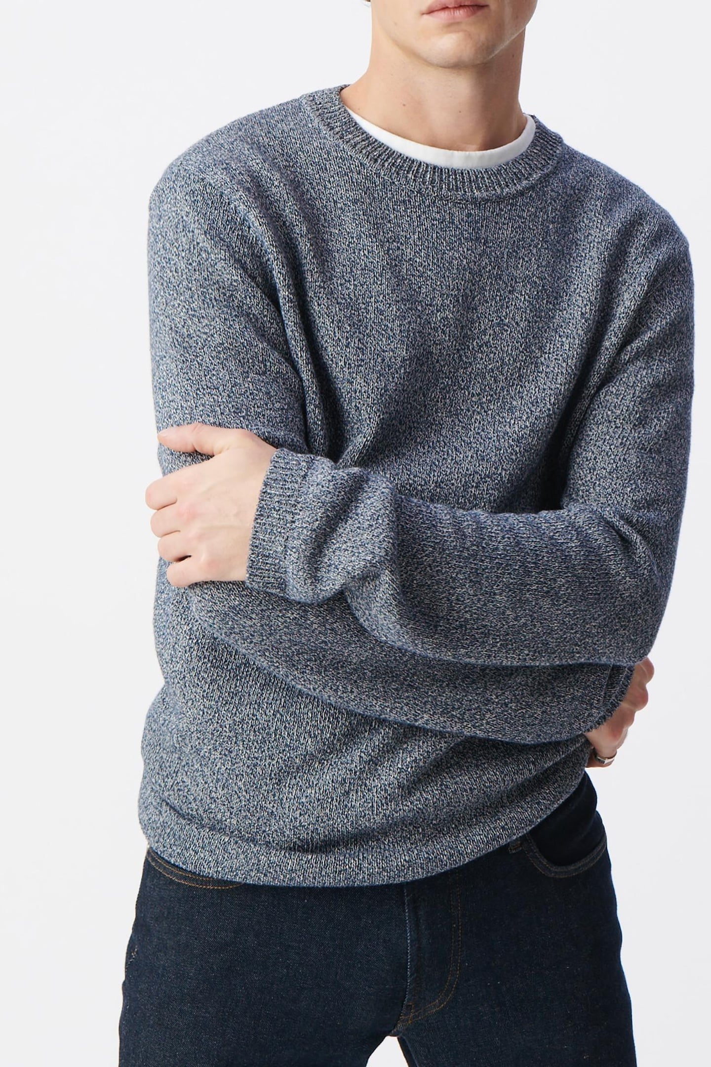 INK MOULINÉ KNIT CREW NECK SWEATER 3
