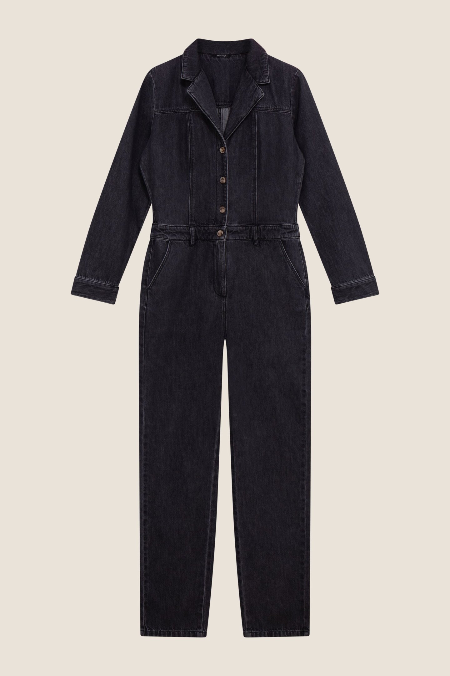 RONIN - WATERLESS GREY DENIM JUMPSUIT 4