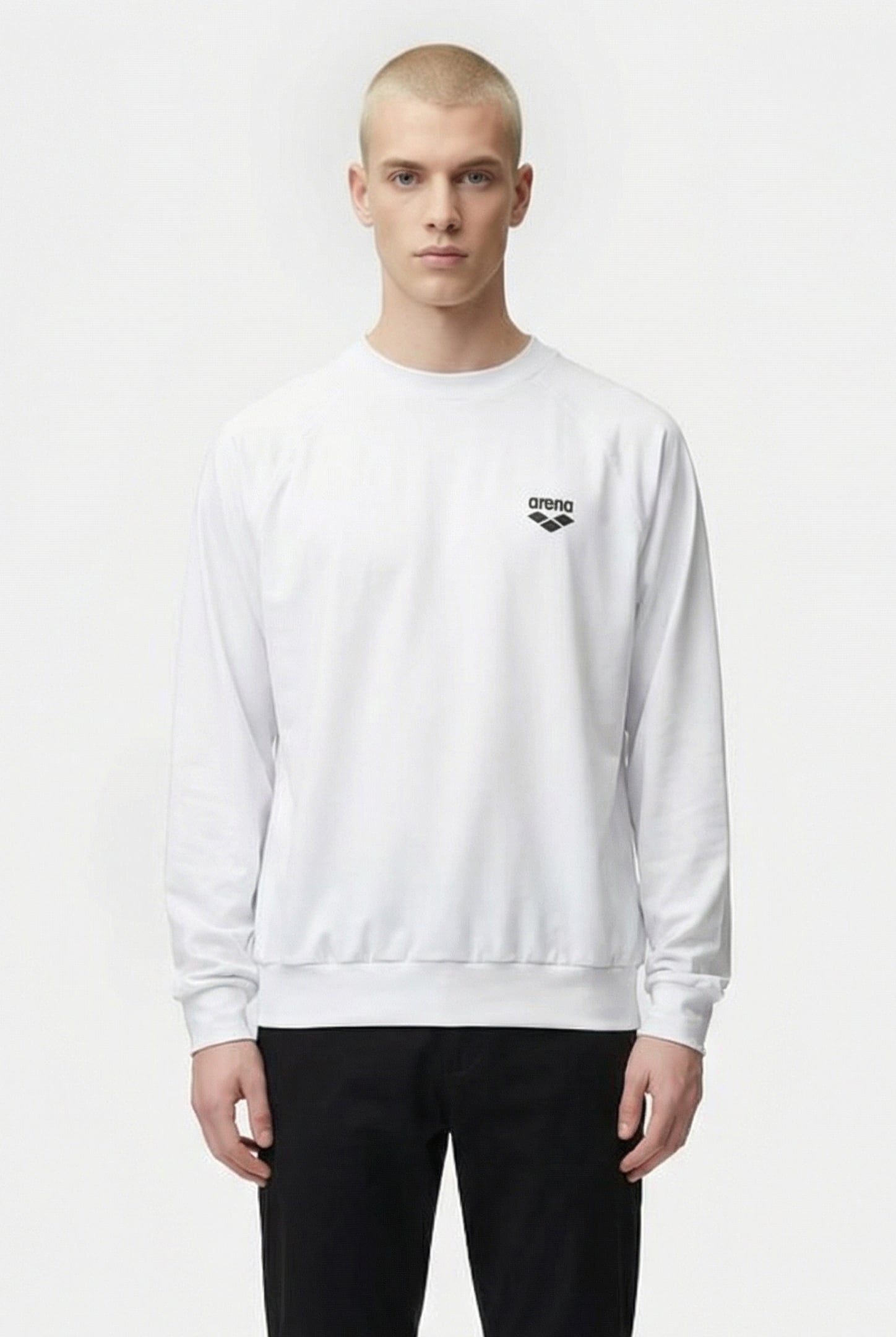 MEN'S CREW SWEAT MPH WHITE 1