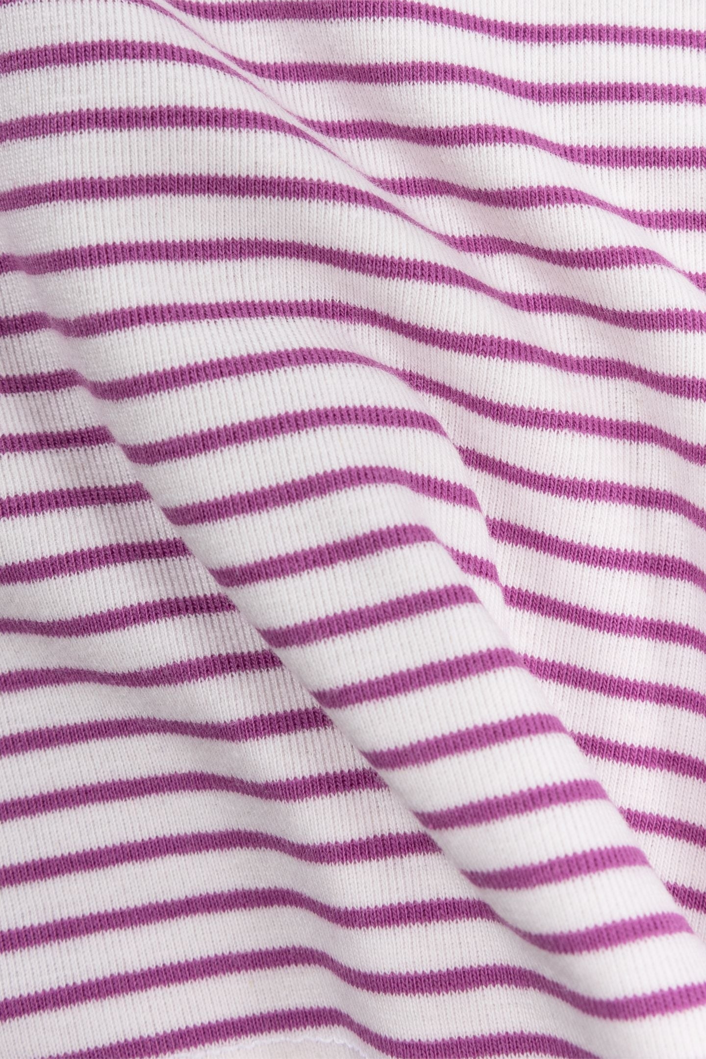 WHITE T-SHIRT WITH LIGHT PURPLE STRIPES 6