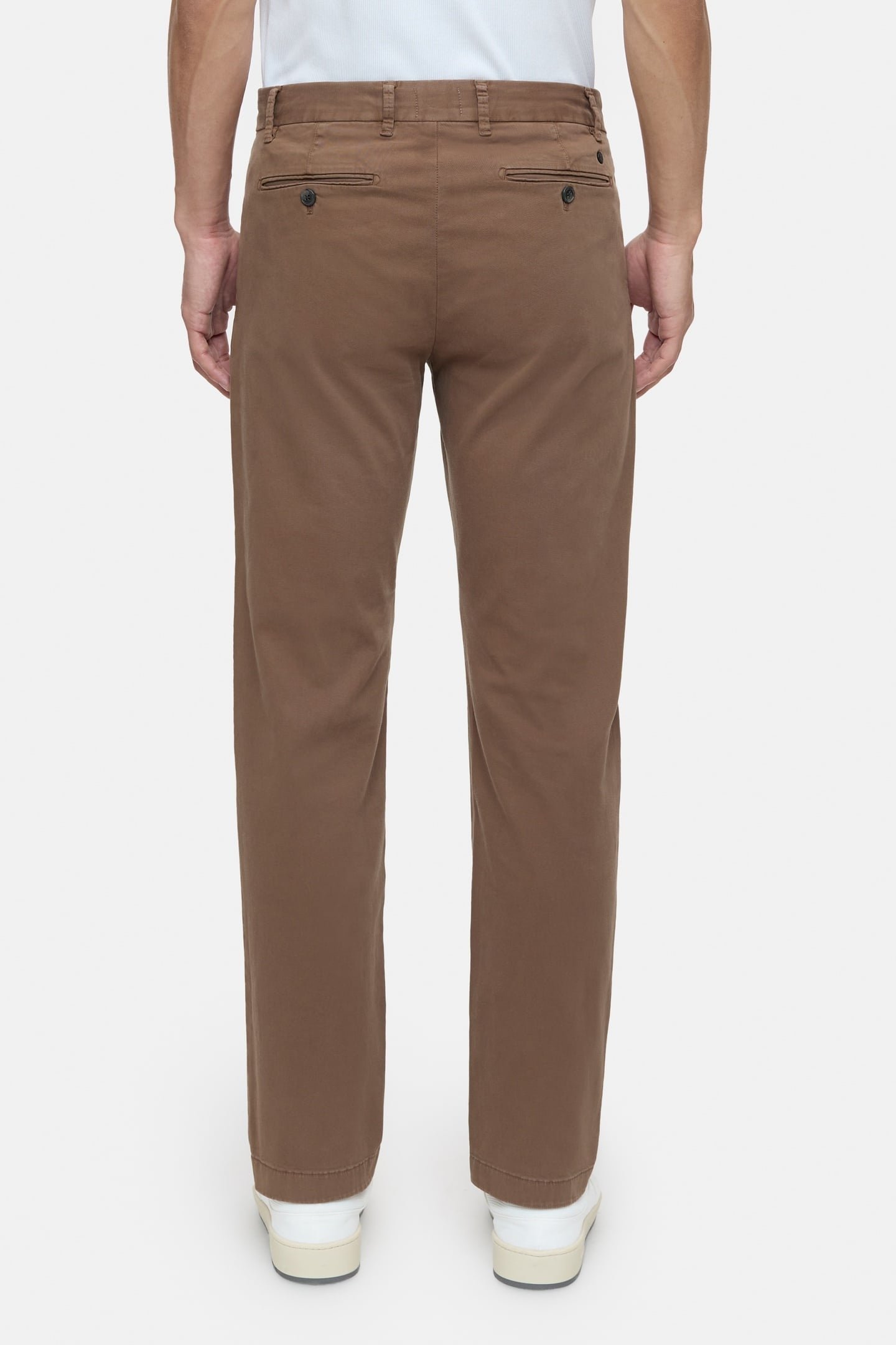 CLIFTON SLIM PANTS TEAK WOOD 3