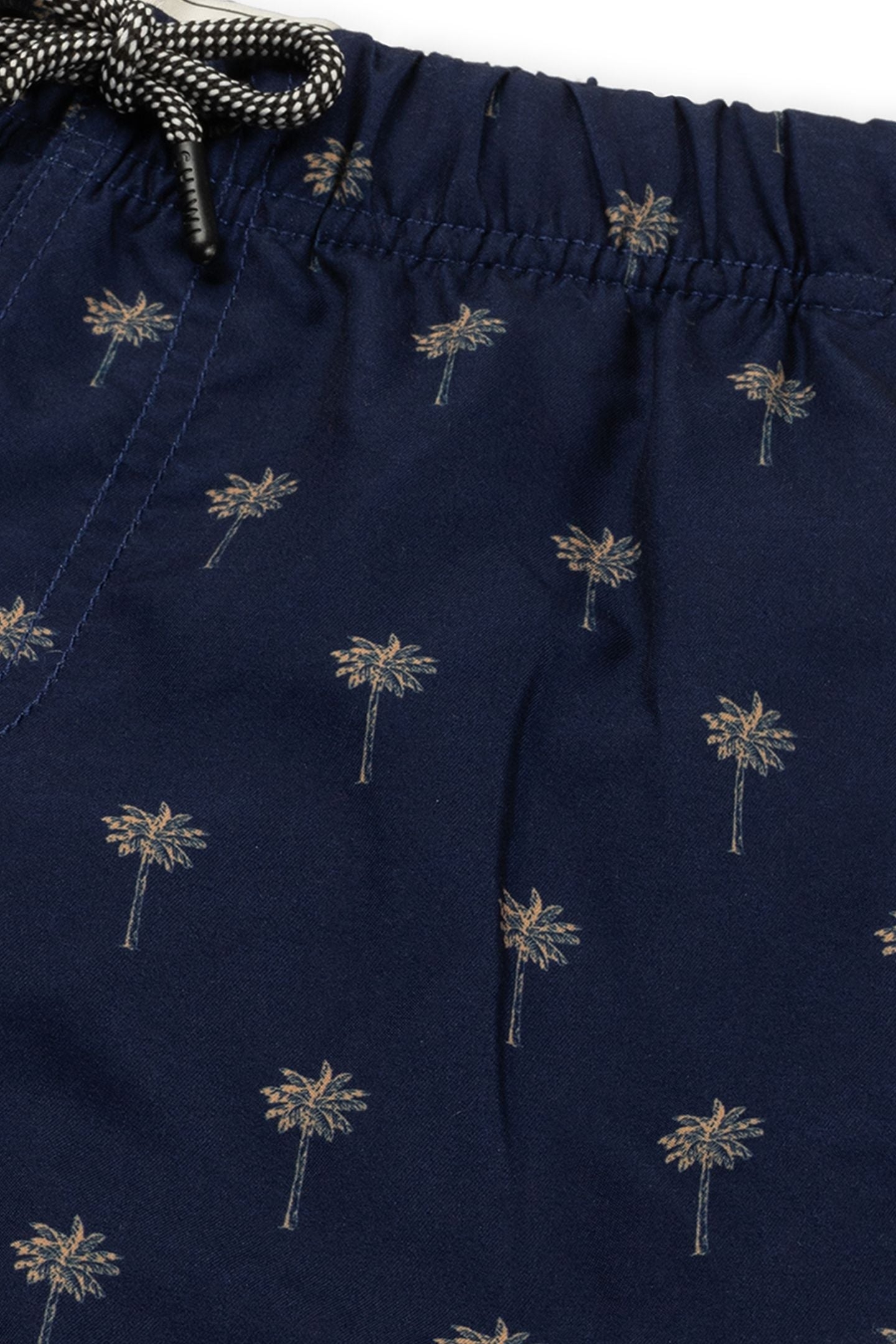 BOYS SWIM SHORTS SHIWI SCRATCH PALM DARK NAVY 3
