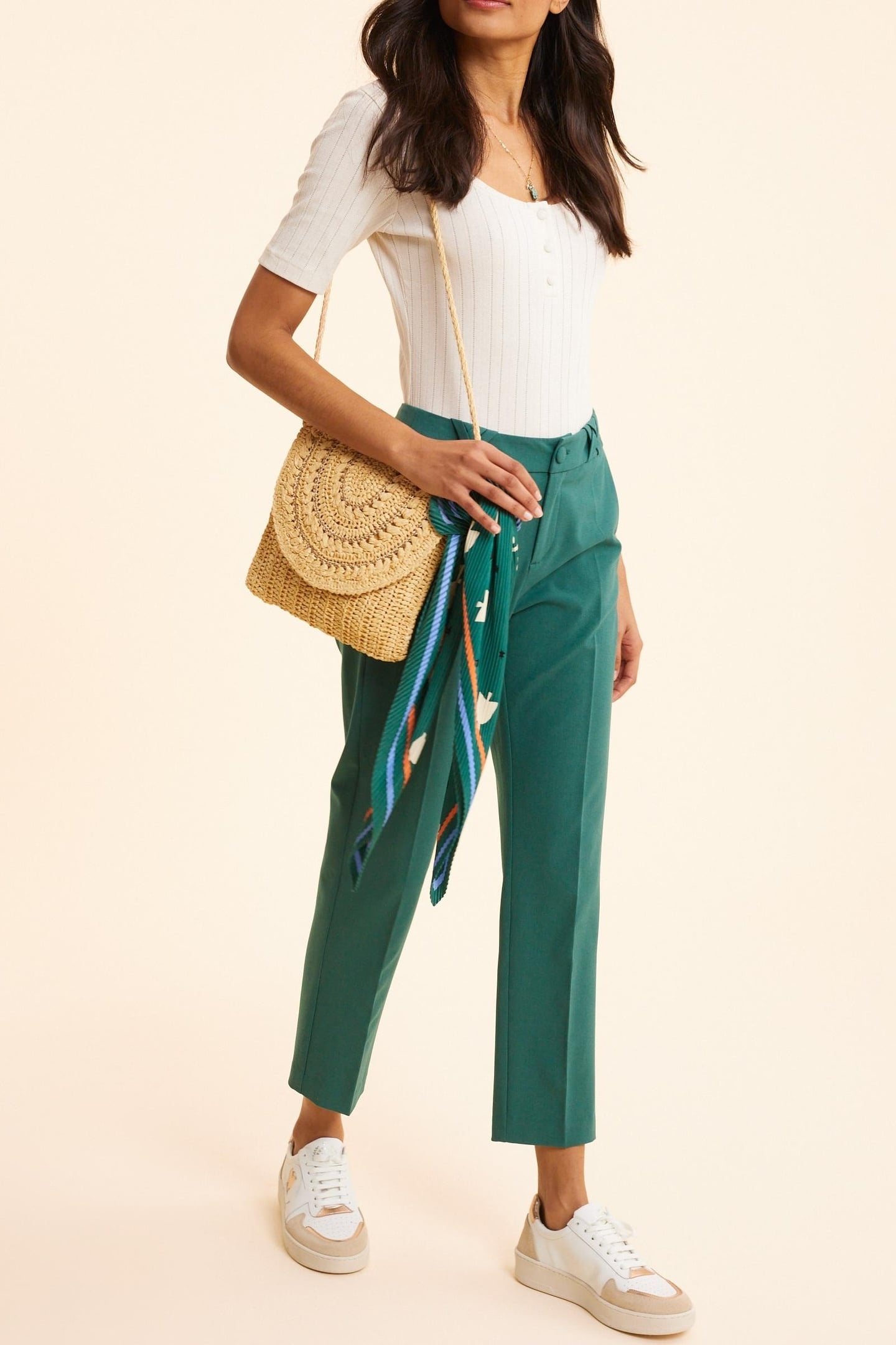 ECRU POINTELLE KNIT BODYSUIT ECRU 2