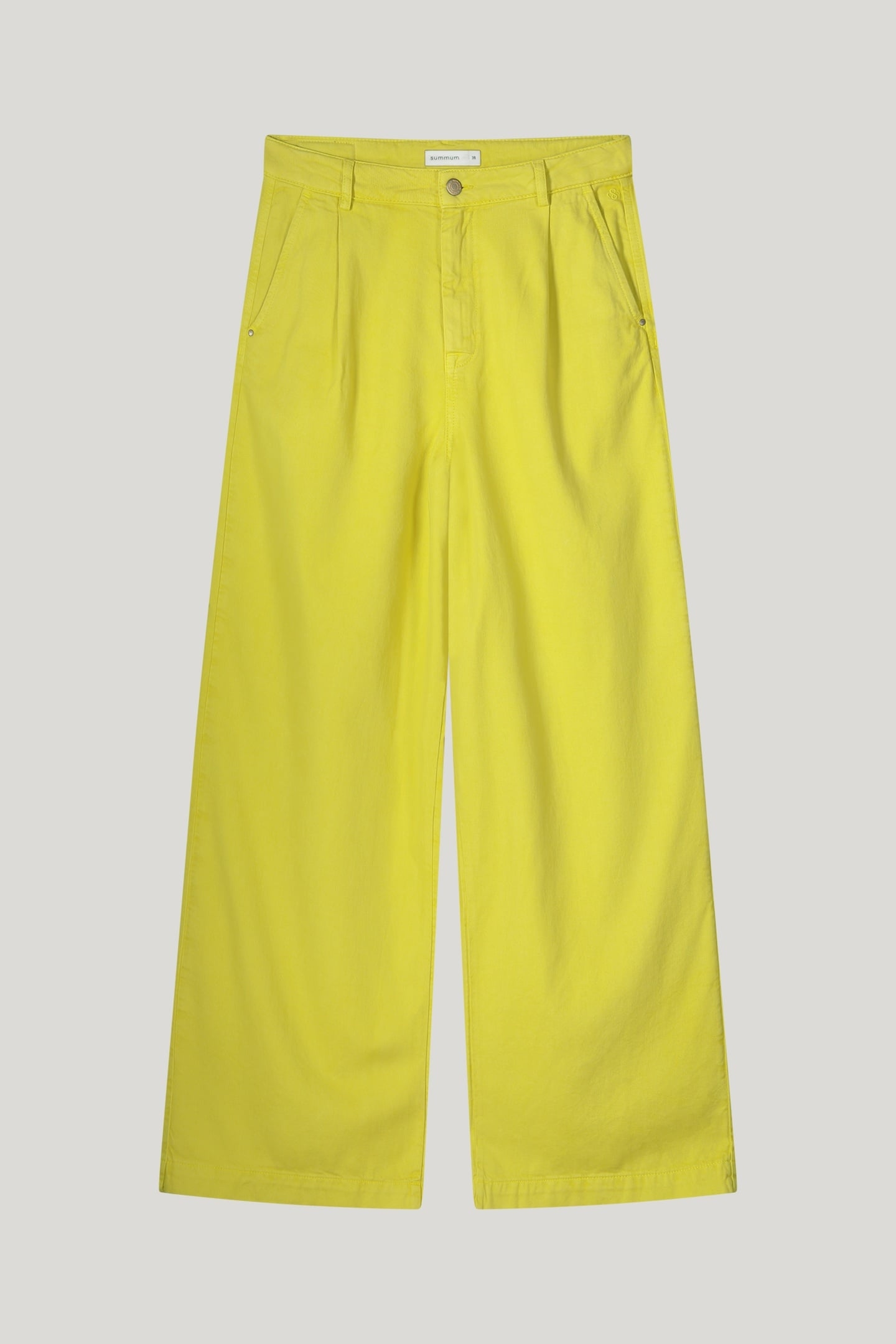 WIDELEG PANT SWAY TENCEL MIMOSA YELLOW 3