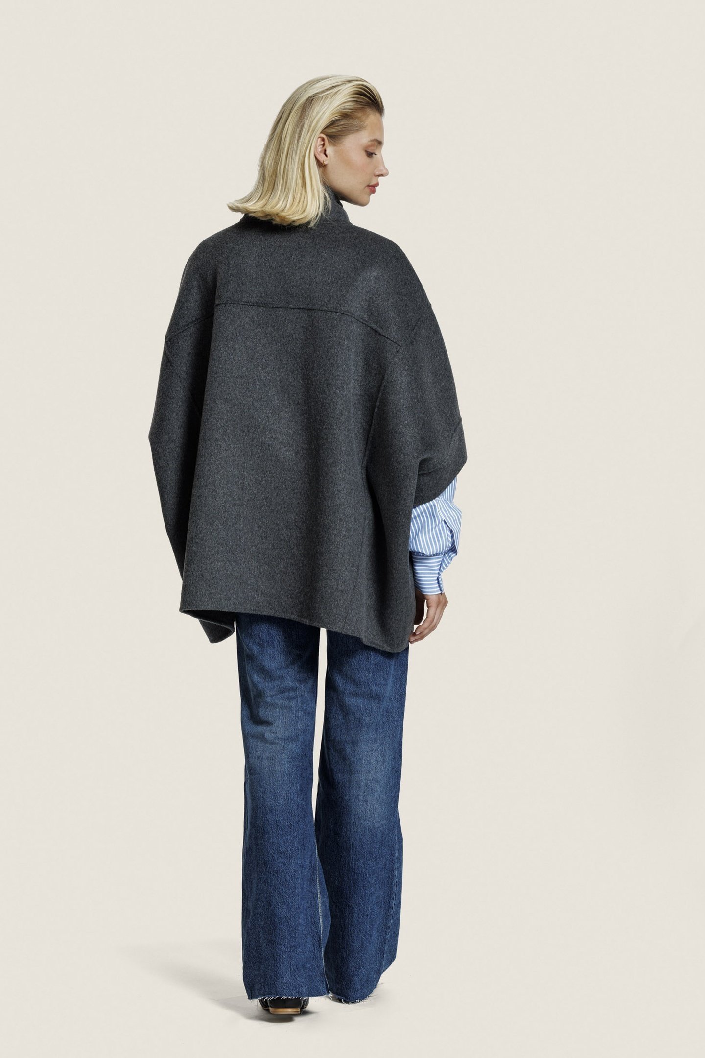 IVY WOOL JACKET D. GREY MELANGE 3