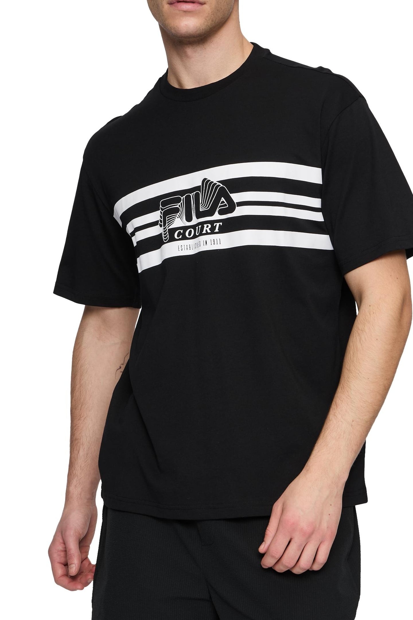 LASNE LOOSE FIT TEE BLACK 2