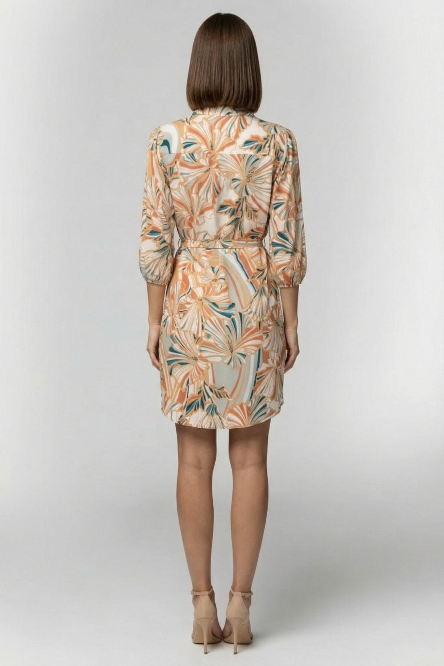 TUNIC NOELLE IN OFFWHITE WITH MARITIMO PRINT 2