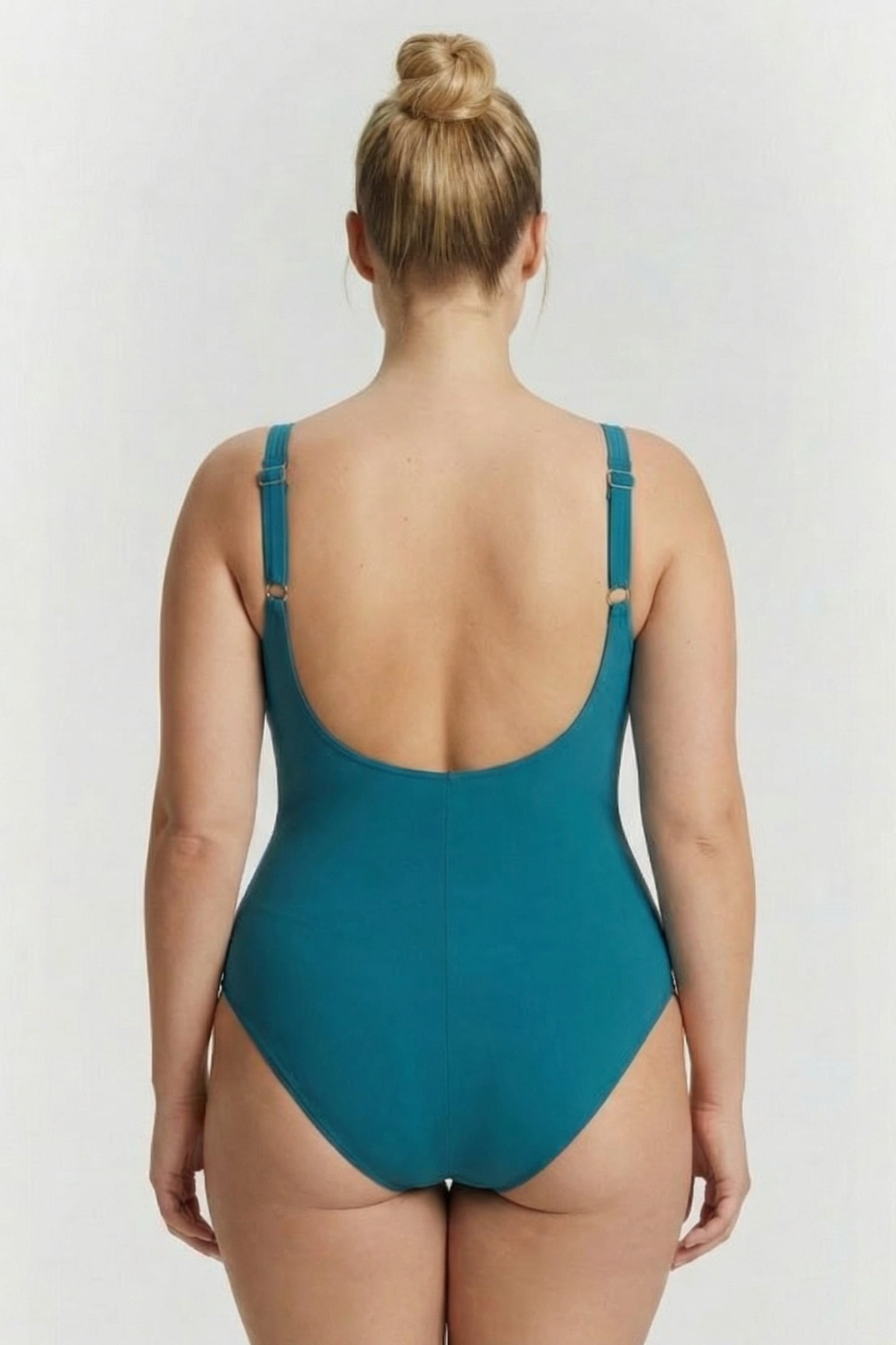 WOMEN'S ARENA SWIMSUIT AMELIA U BACK GREEN BLUE ICE 2