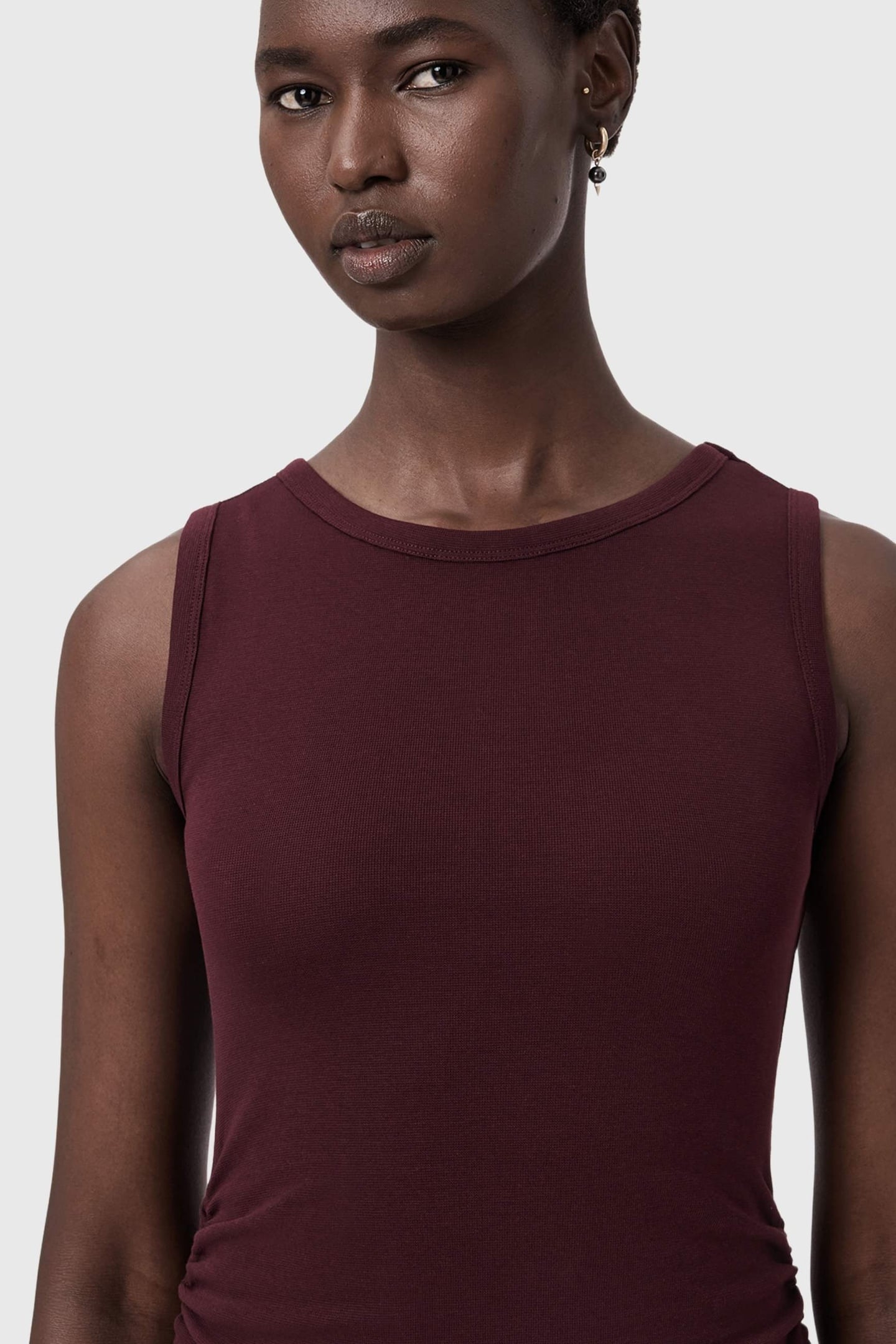 KATARINA DRESS OXBLOOD RED 3