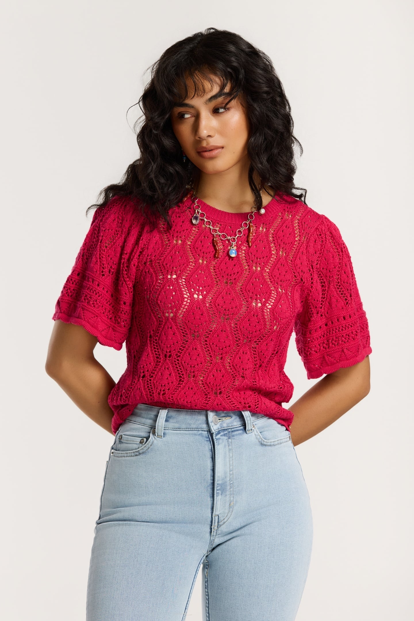 HANNAH SWEATER RED CERISE 3