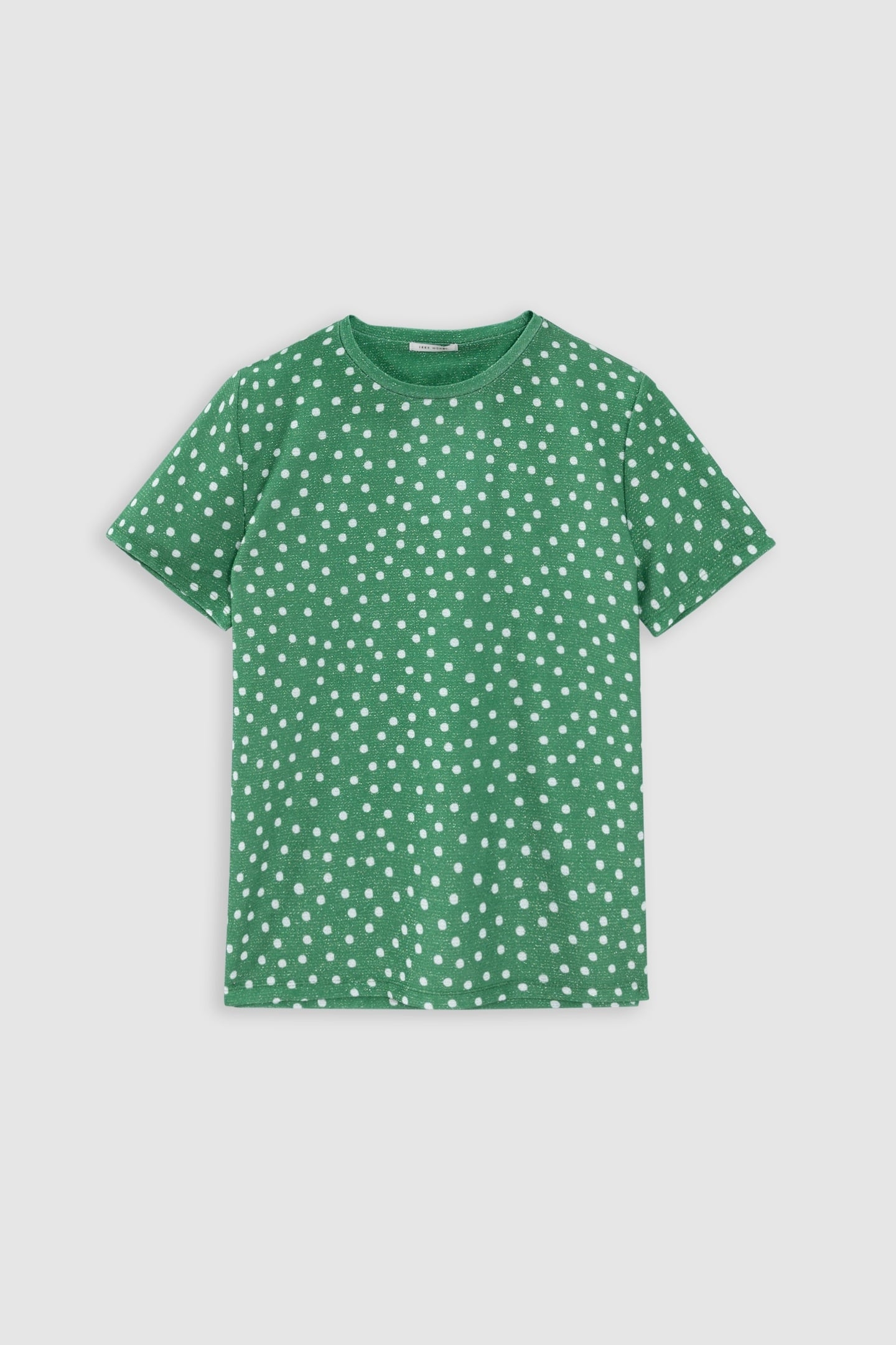 GREEN LUREX POLKA DOT TEE-SHIRT 5