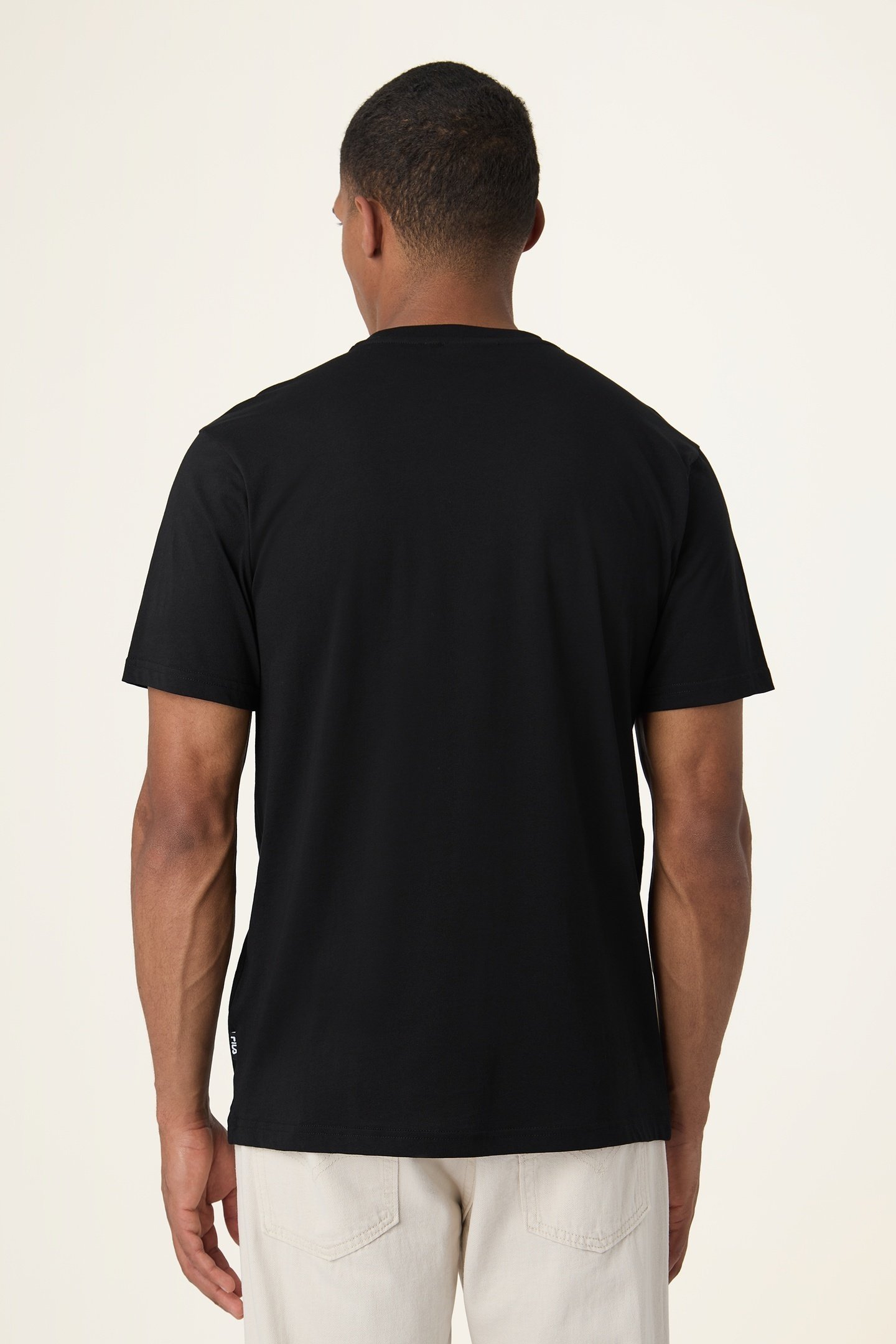 UNISEX VALSERA REGULAR BLOCKED T-SHIRT BLACK-EGRET 3