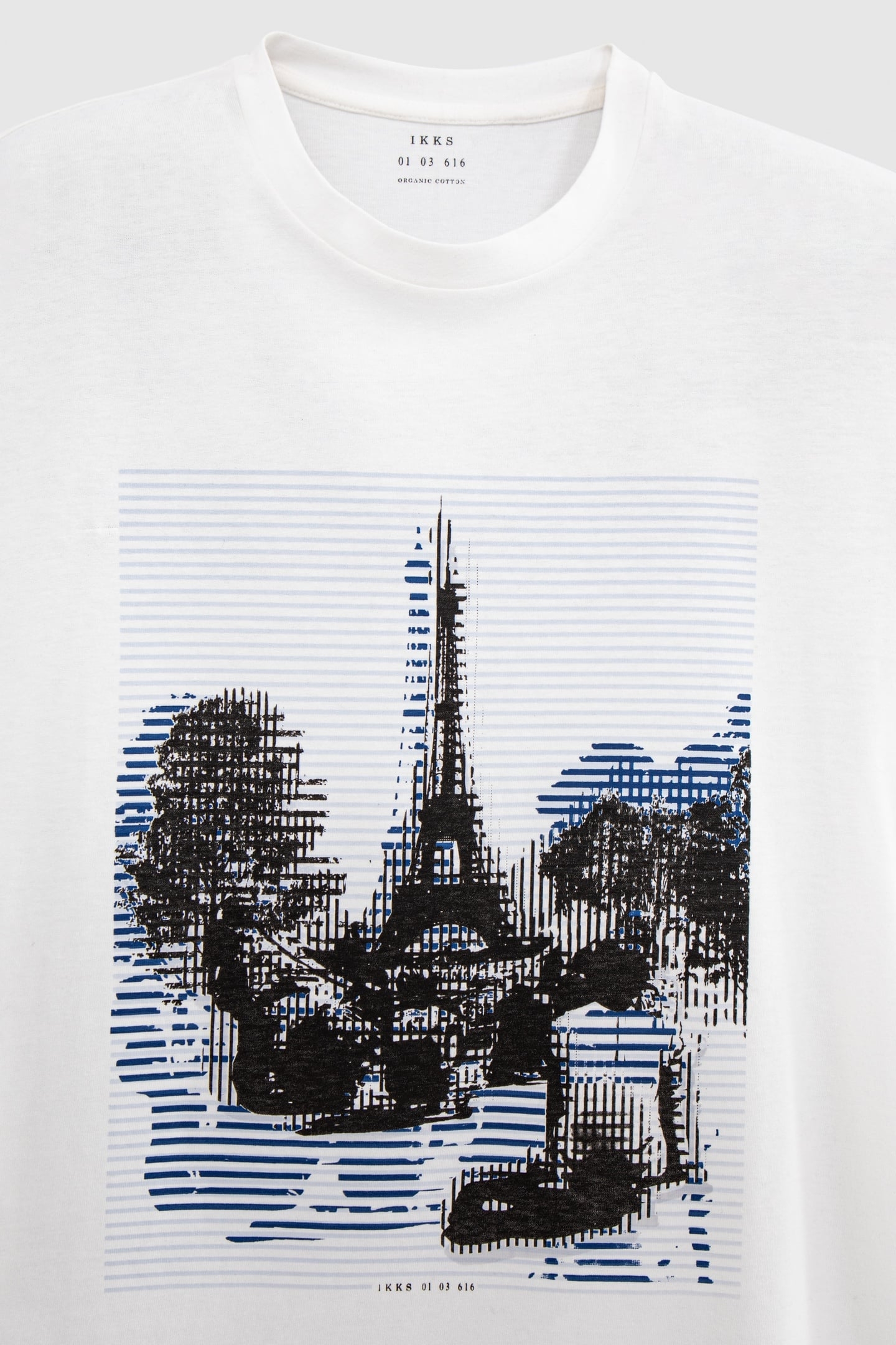 WHITE ORGANIC COTTON EIFFEL TOWER T-SHIRT 8