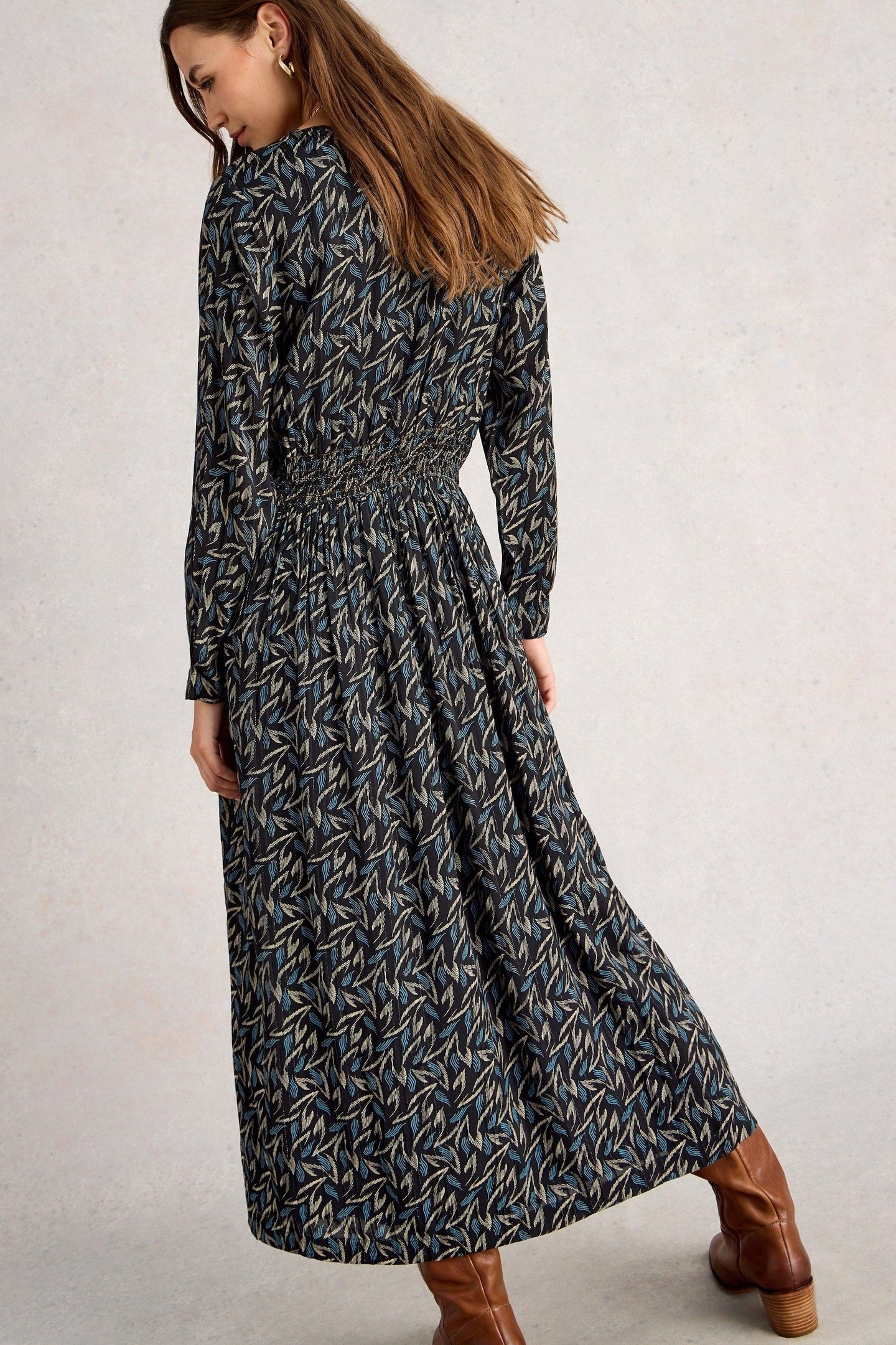 EDIE METALLIC DRESS BLACK MULTI 2