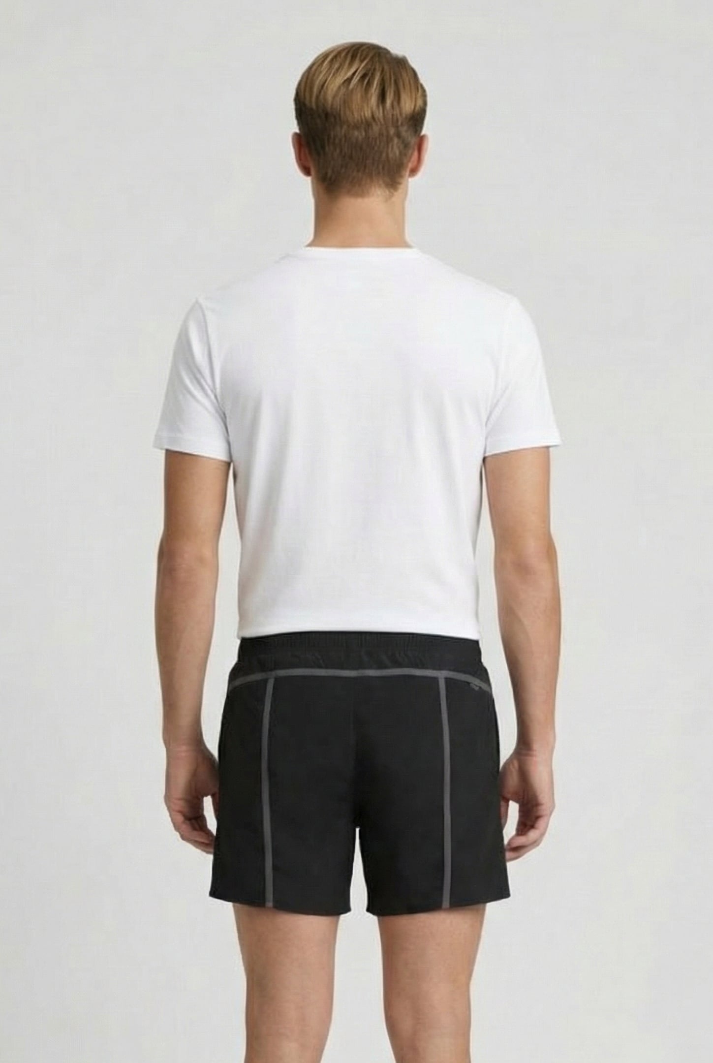 MEN'S ARENA PRO_FILE BEACH SHORT BLACK-ASPHALT-GOLD 2