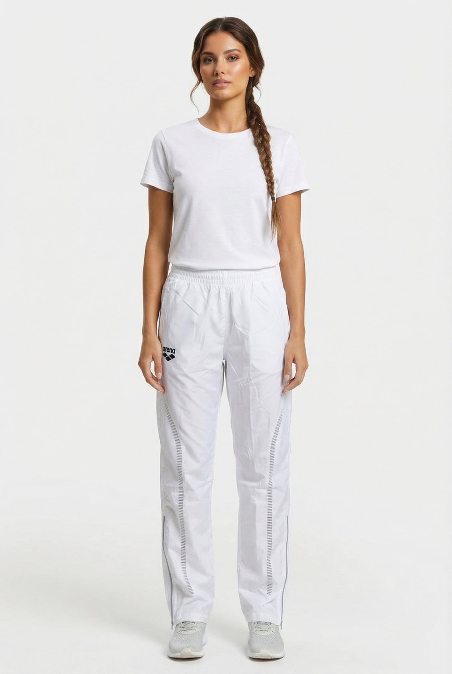 UNISEX TL WARM UP PANT WHITE 1
