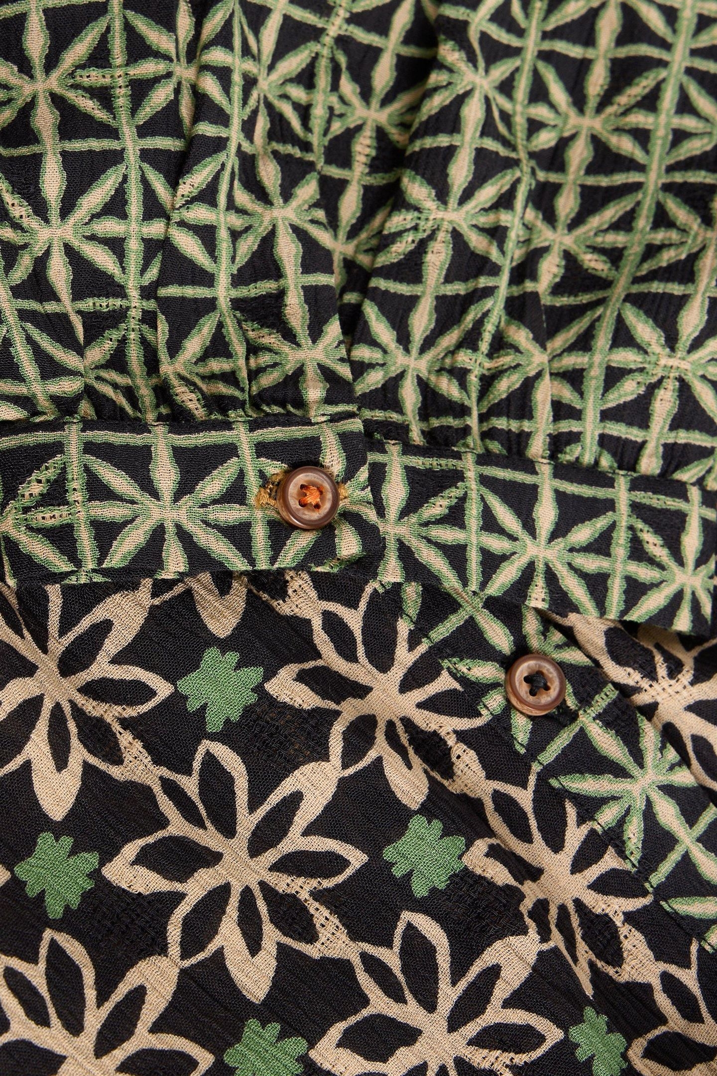 MABEL MIXED PRINT DRESS BLACK MULTI 4