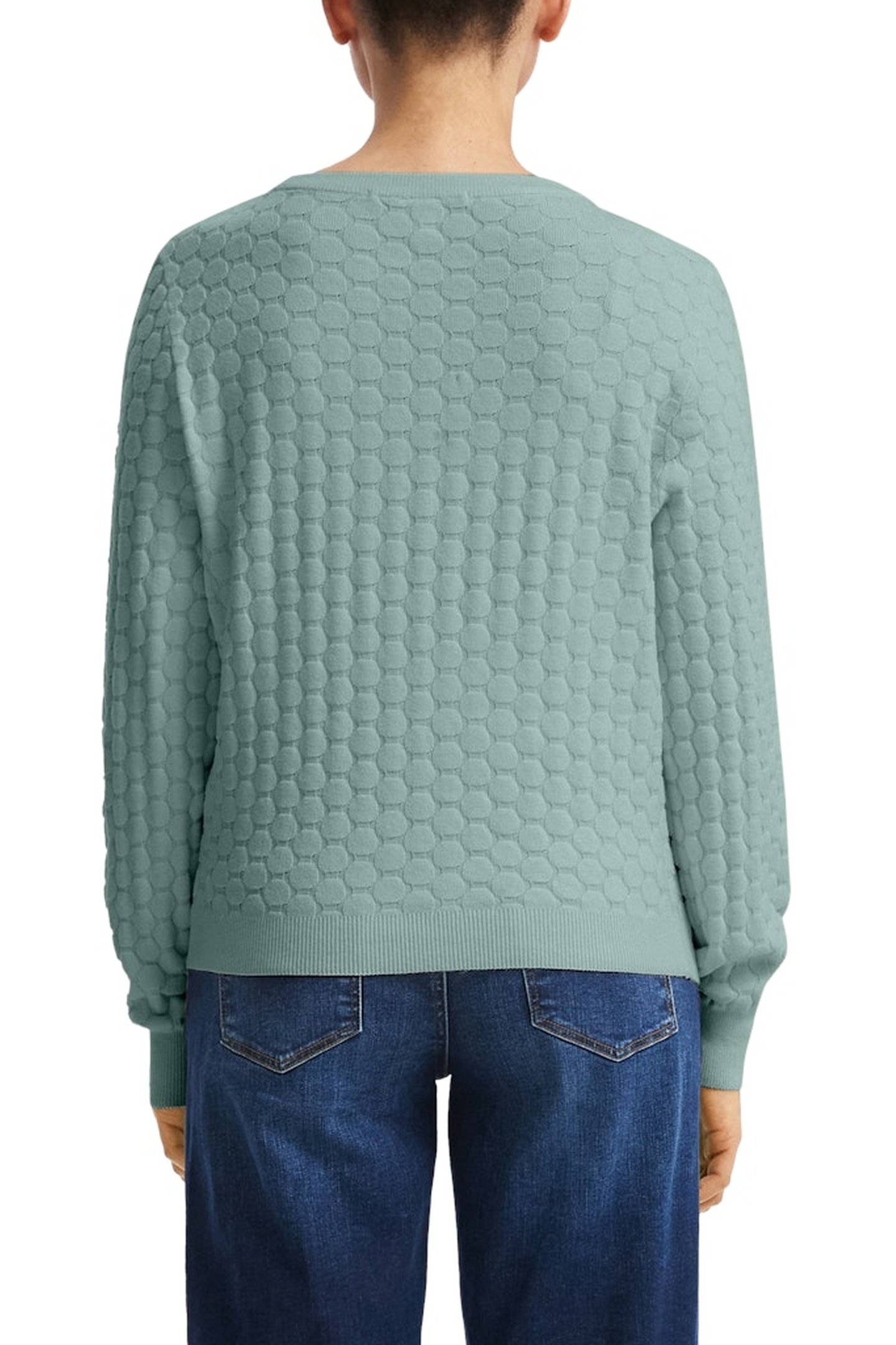 S.OLIVER-QS PULLOVER BLUE GREEN 3
