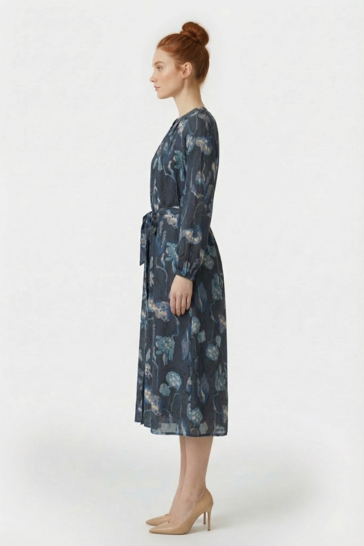 DRESS DIVINE DARKBLUE AMBIANCE PRINT 3