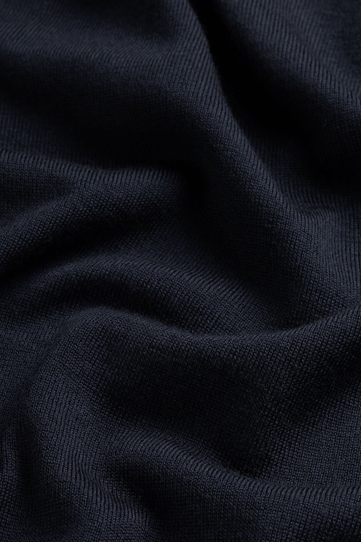 V-NECK 100% MERINO NAVY BLUE 5