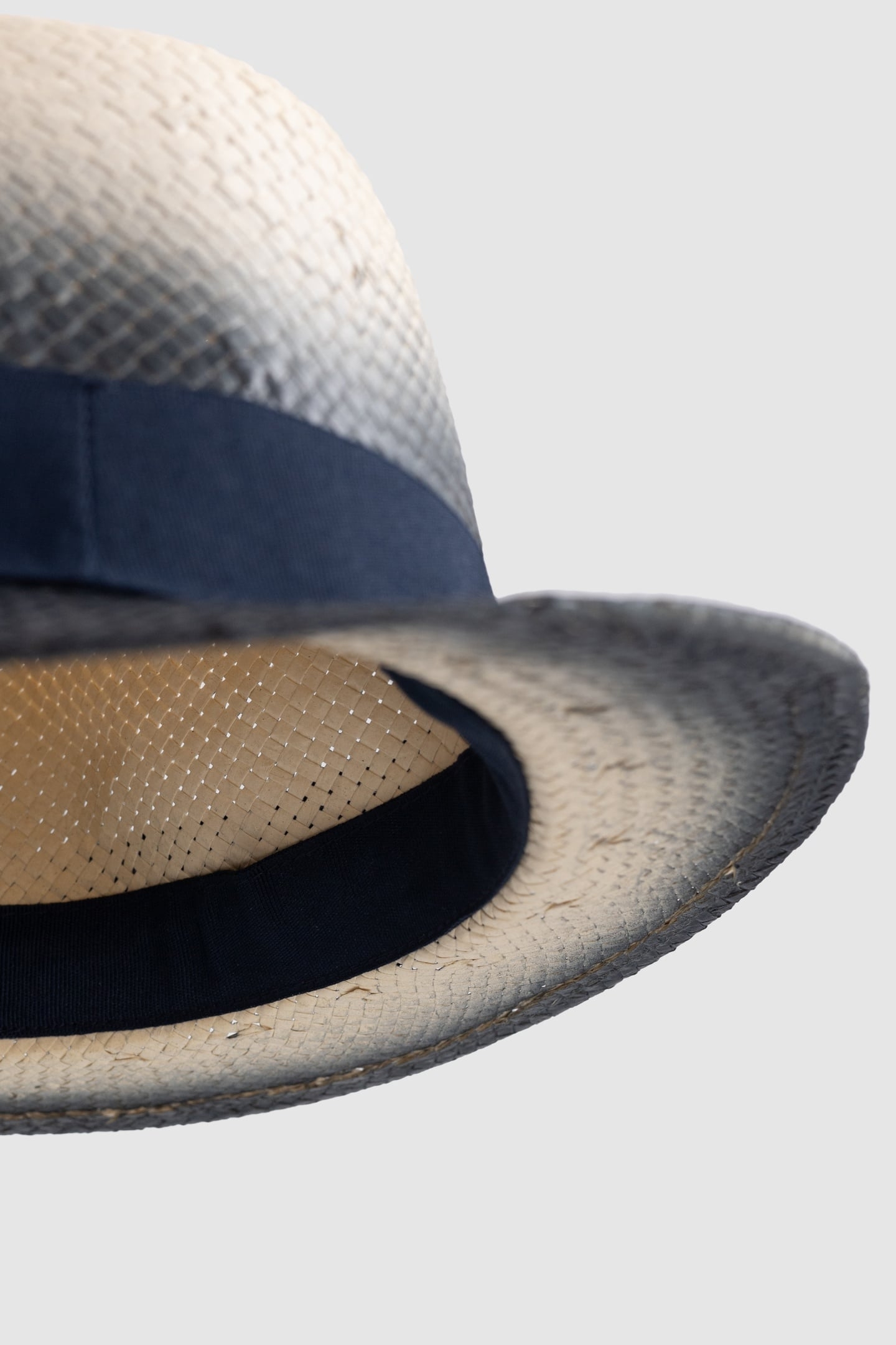 DEEP DYE EFFECT BEIGE AND NAVY HAT 7