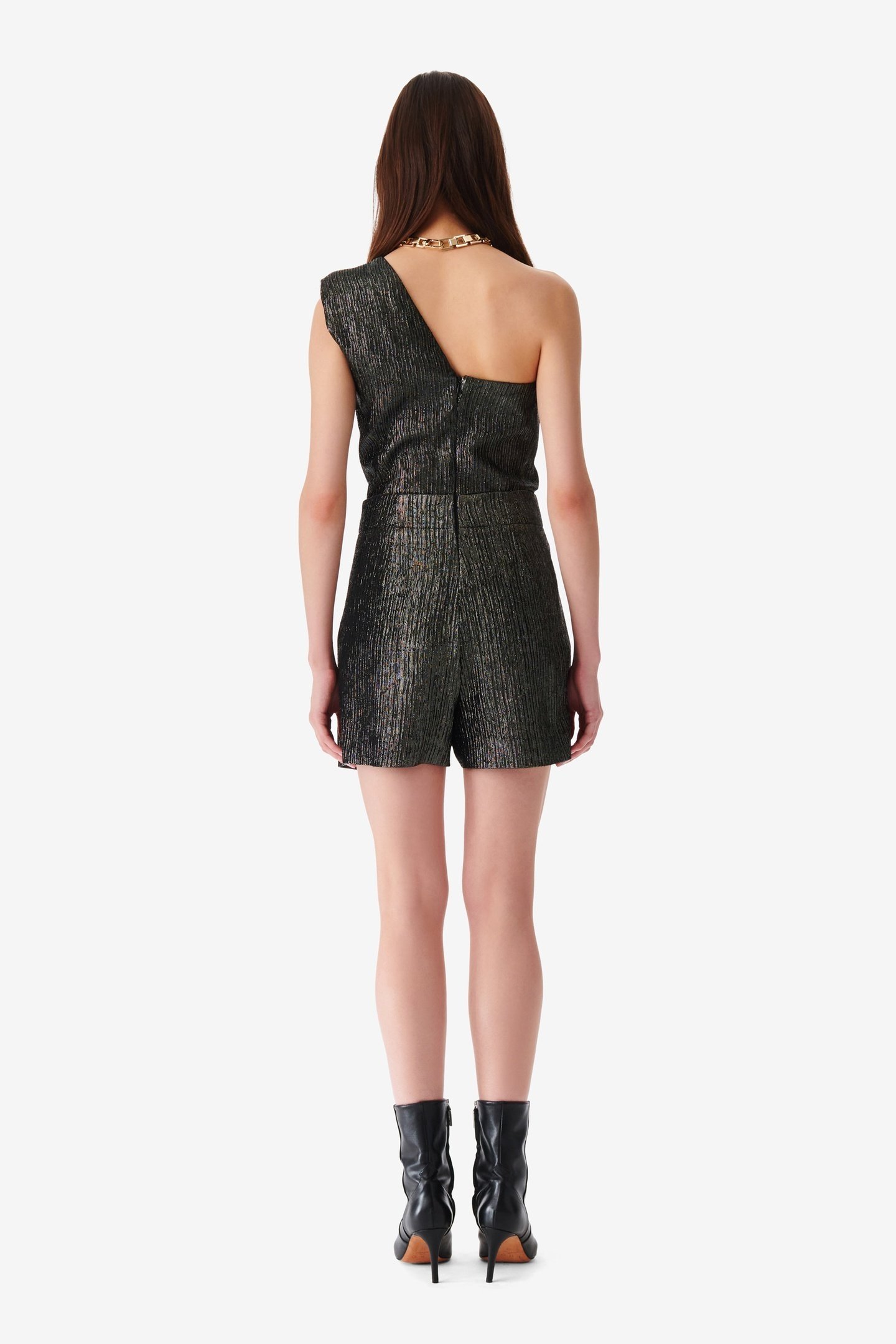 ILIANA PLAYSUIT BLACK/BLACK LUREX EXP 3