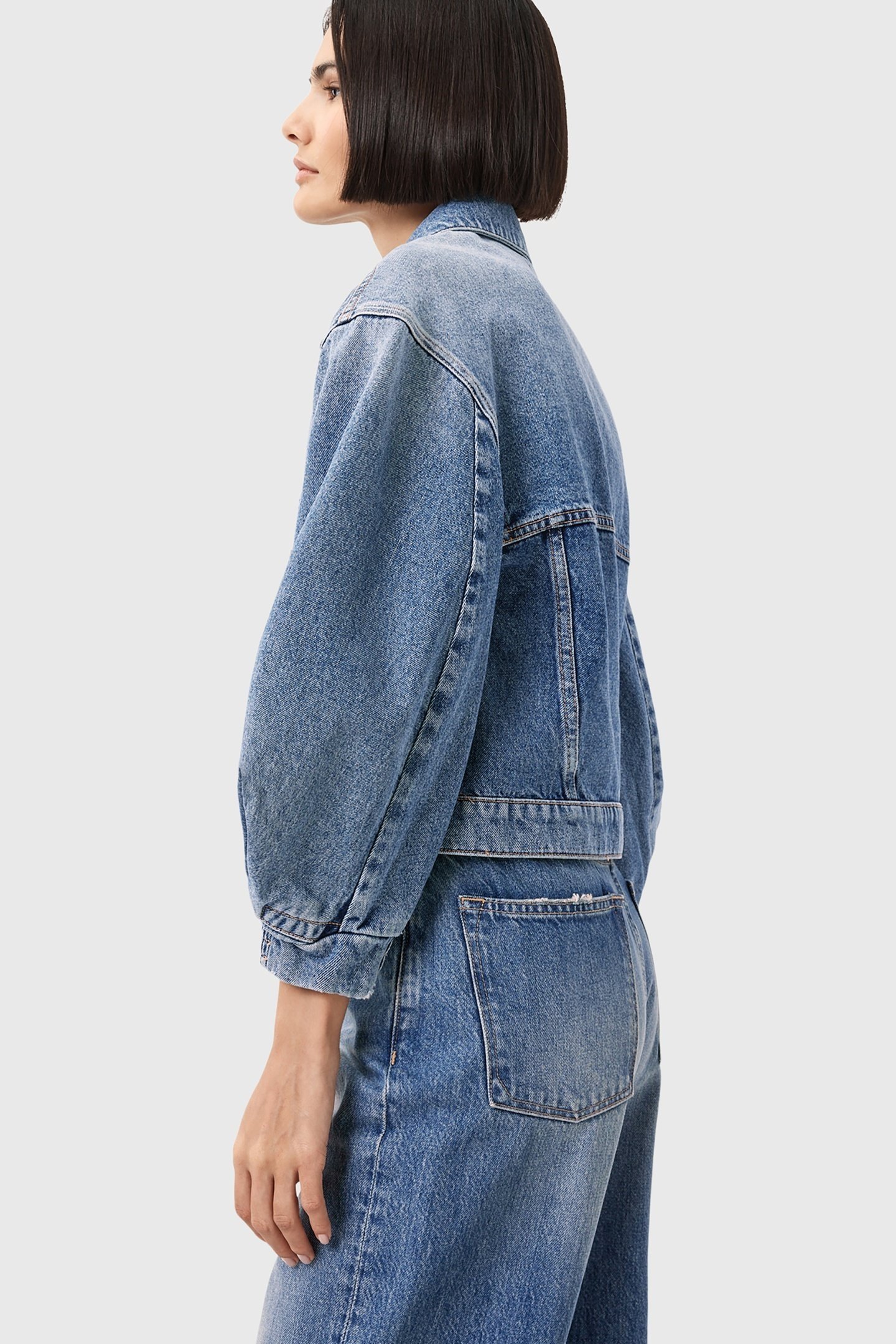 LUCA DENIM JACKET MID INDIGO 6