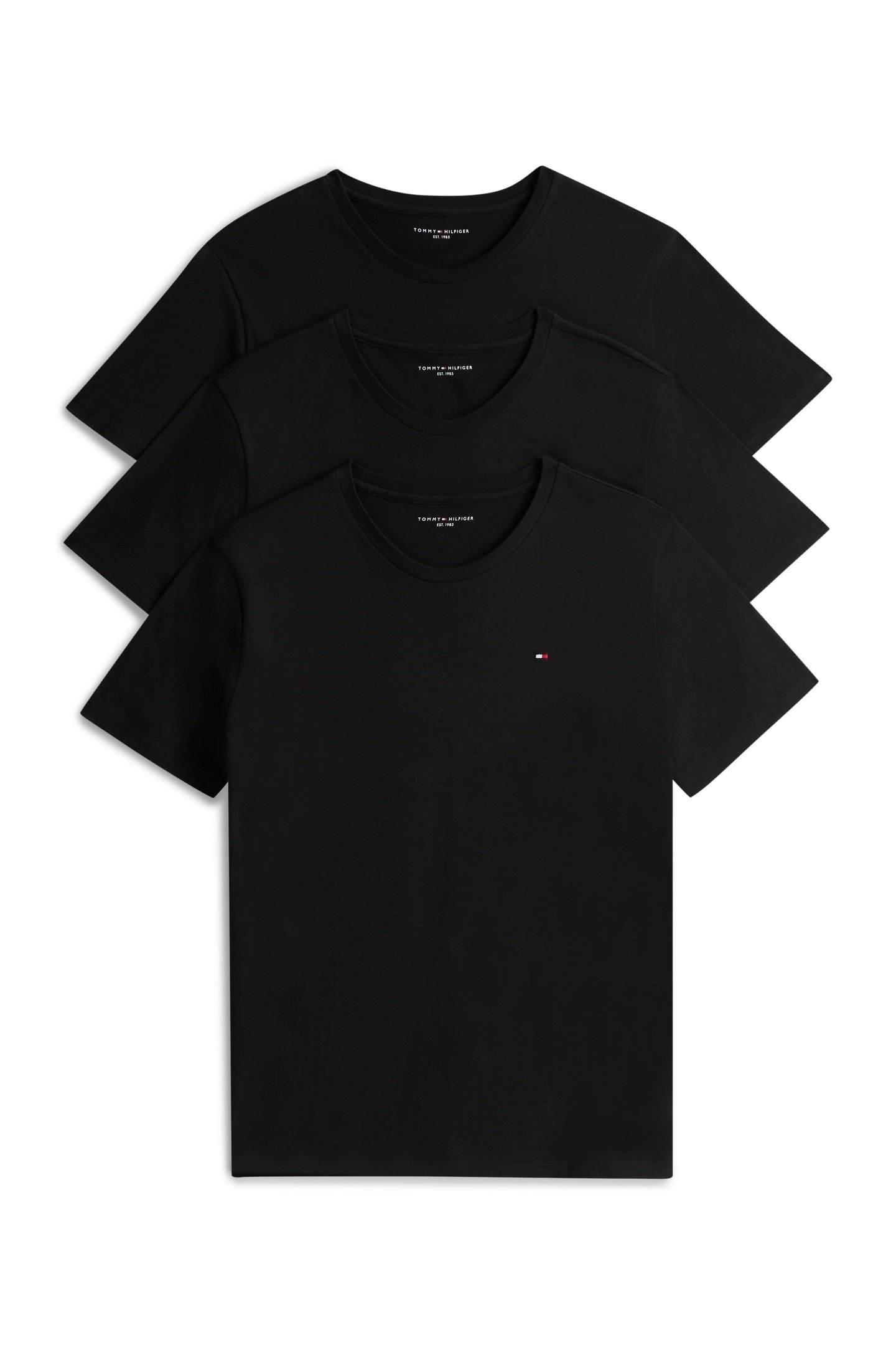 3-PACK SIGNATURE JERSEY LOUNGE T-SHIRTS BLACK 1