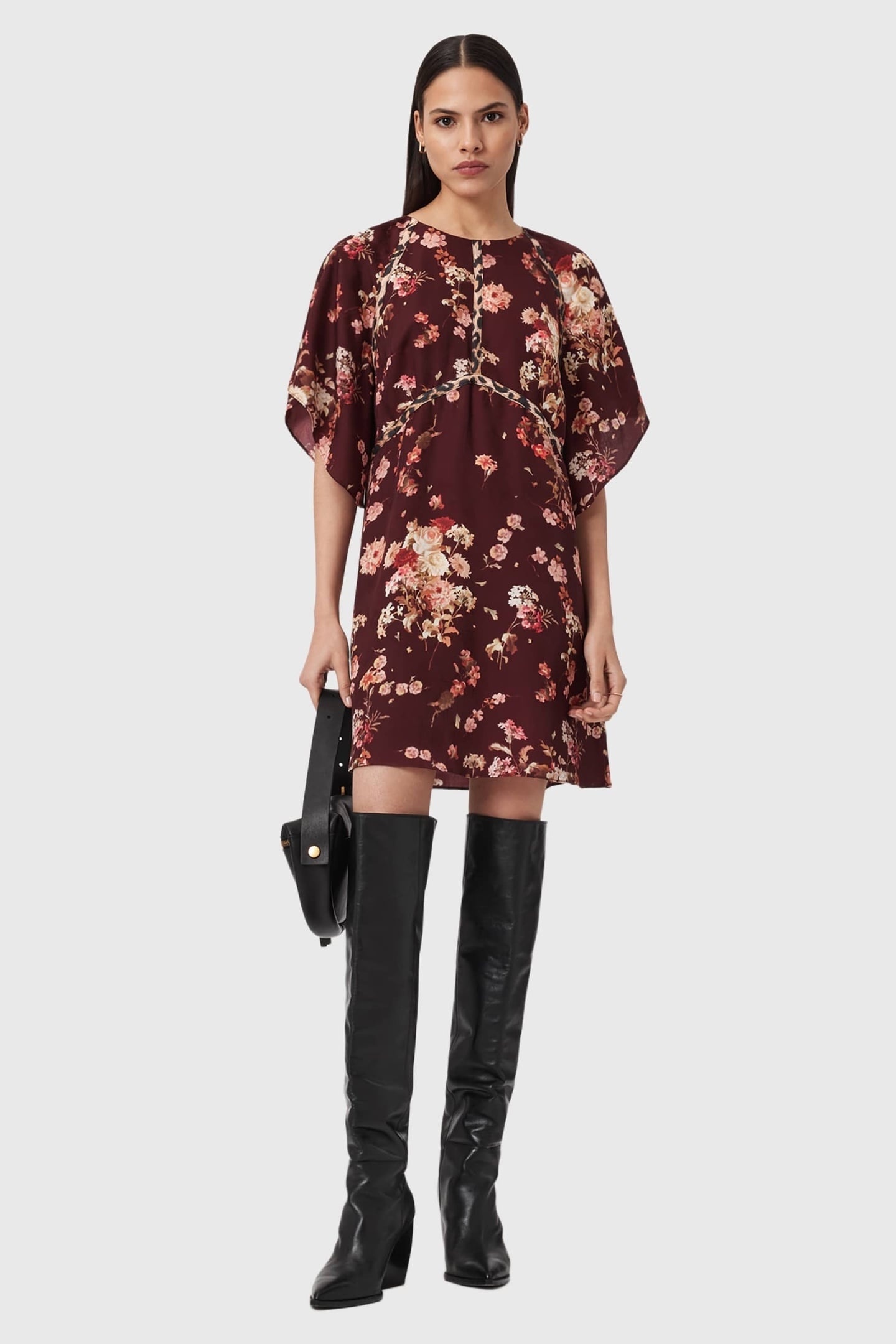 XENA DRESS ARMADA WINE RED 3