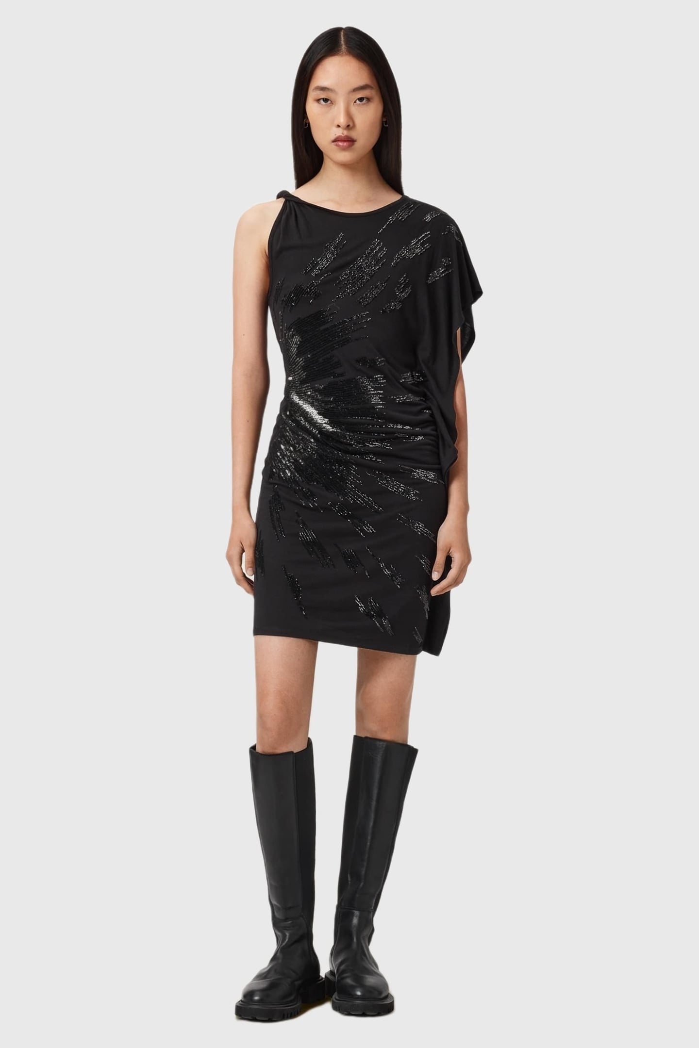 SOPHIE EMB DRESS BLACK 2