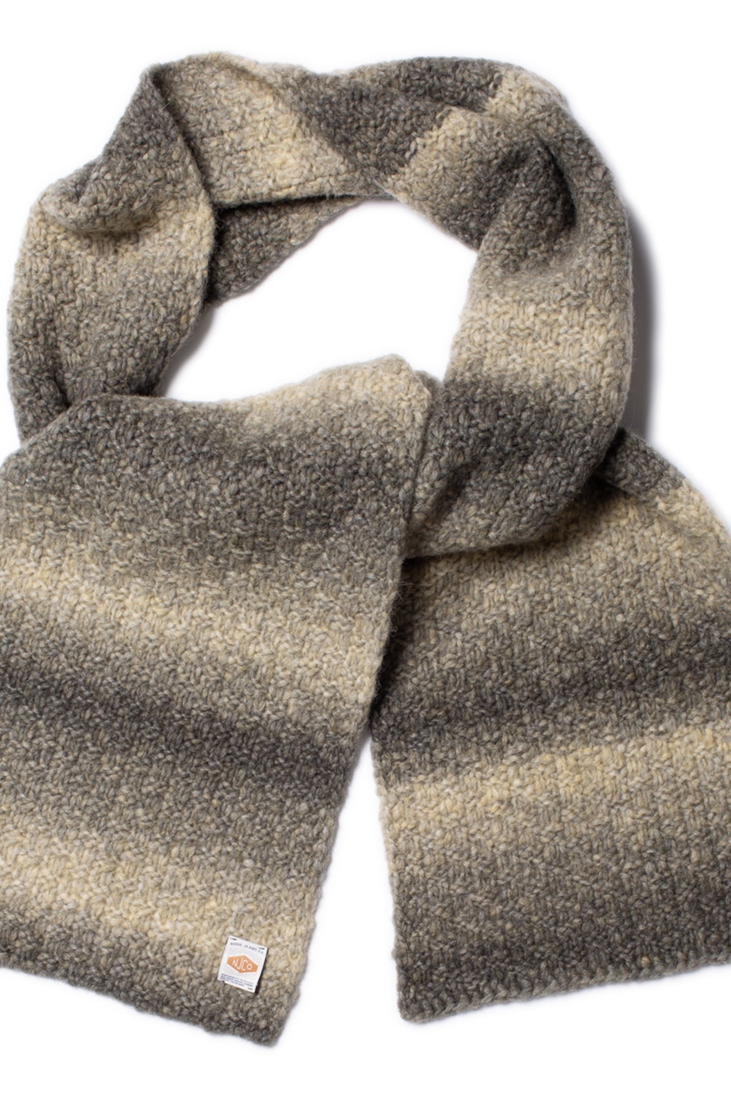 ODA KNITTED SCARF MULTI 3