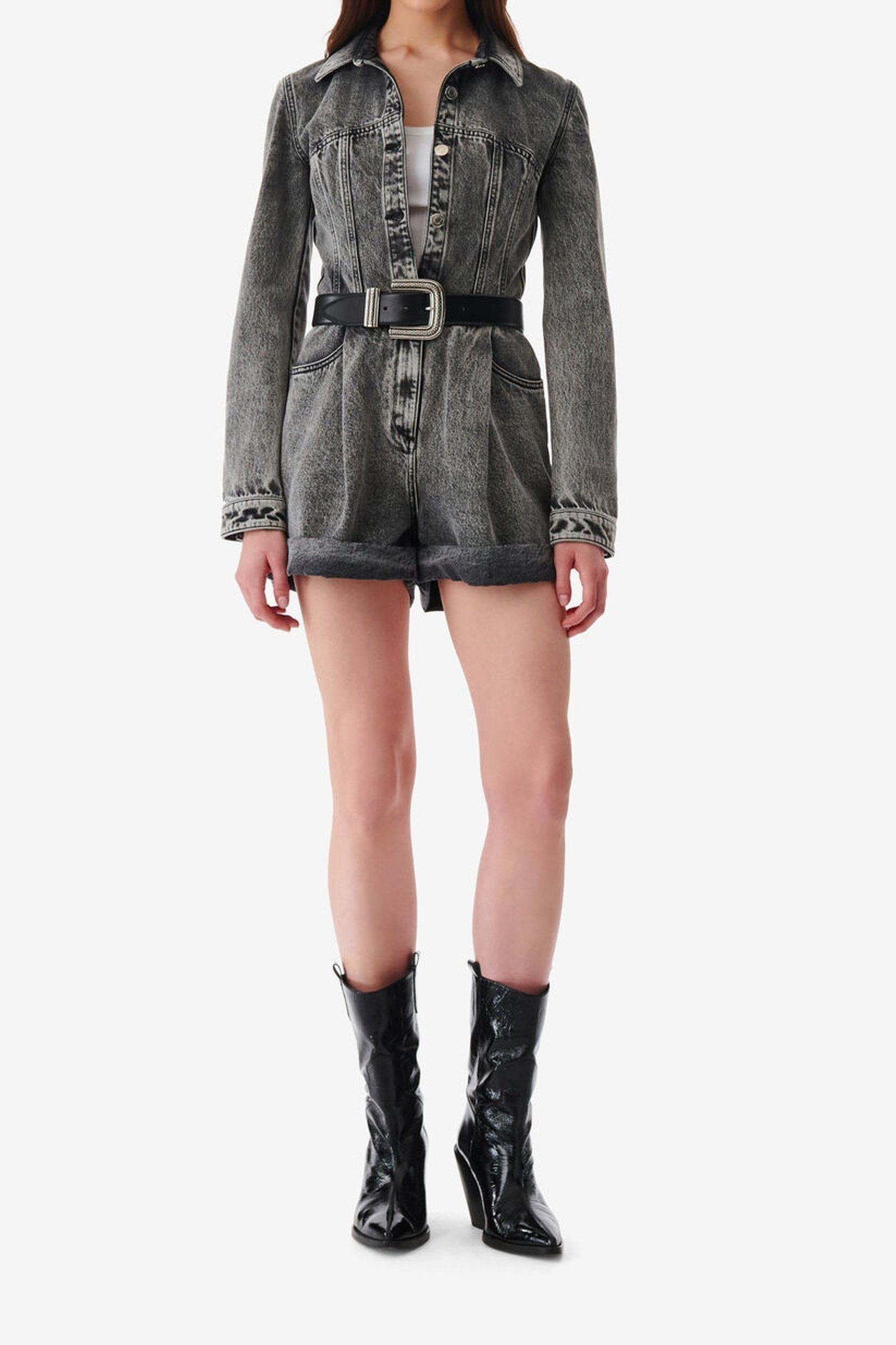 TILLI PLAYSUIT SNOW BLACK 2