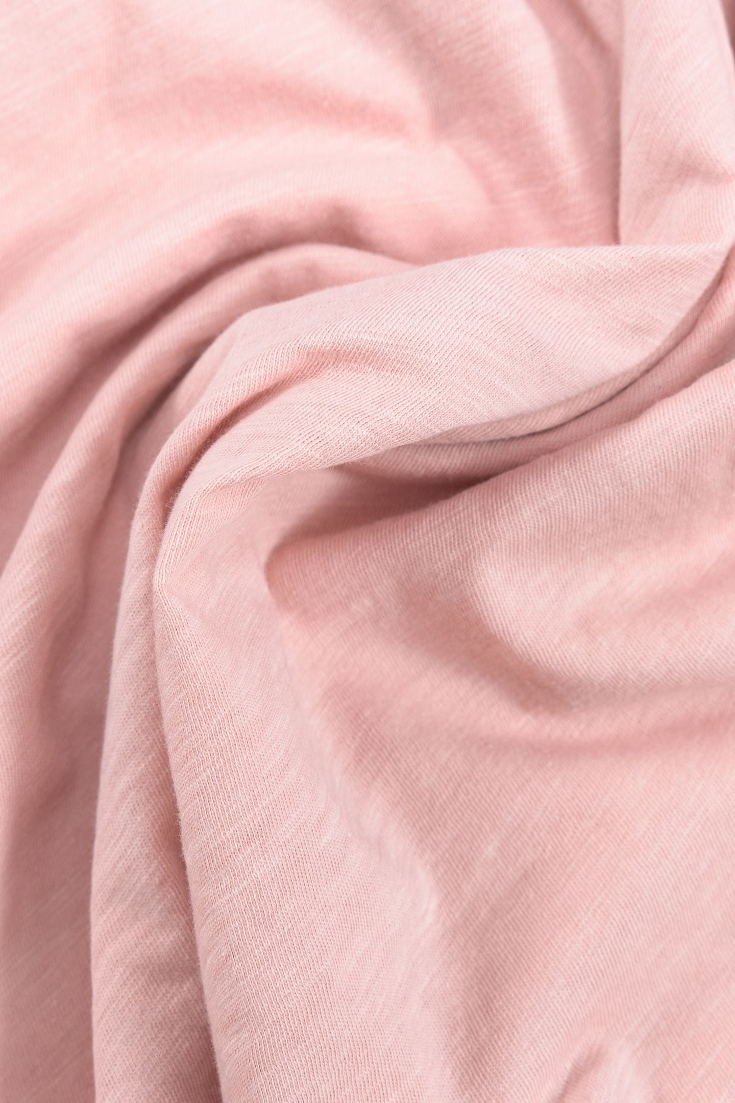 PINK ORGANIC COTTON ESSENTIAL CREW NECK T-SHIRT 7