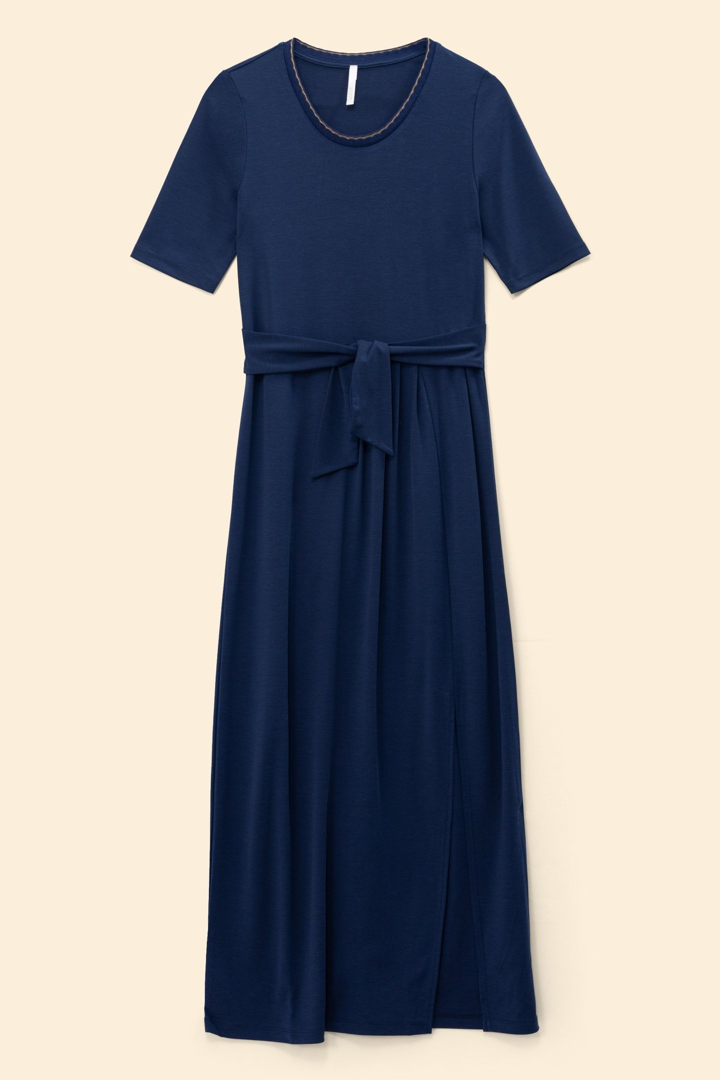 BLUE LONG DRESS TO TIE FRONT OR BACK INDIGO 5
